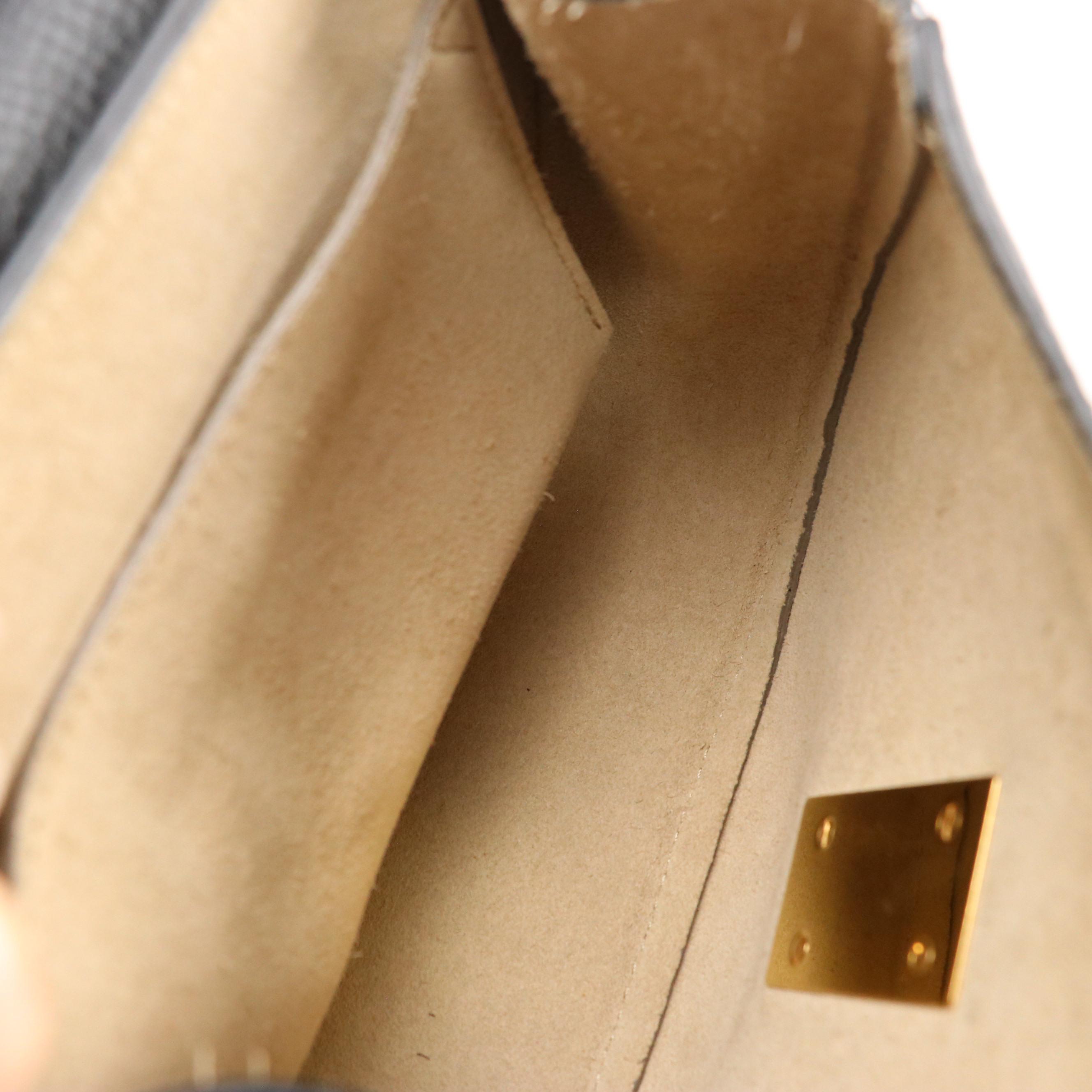 Chloé Drew Crossbody Bag in Bicolor Smooth and Grained Calfskin Leather