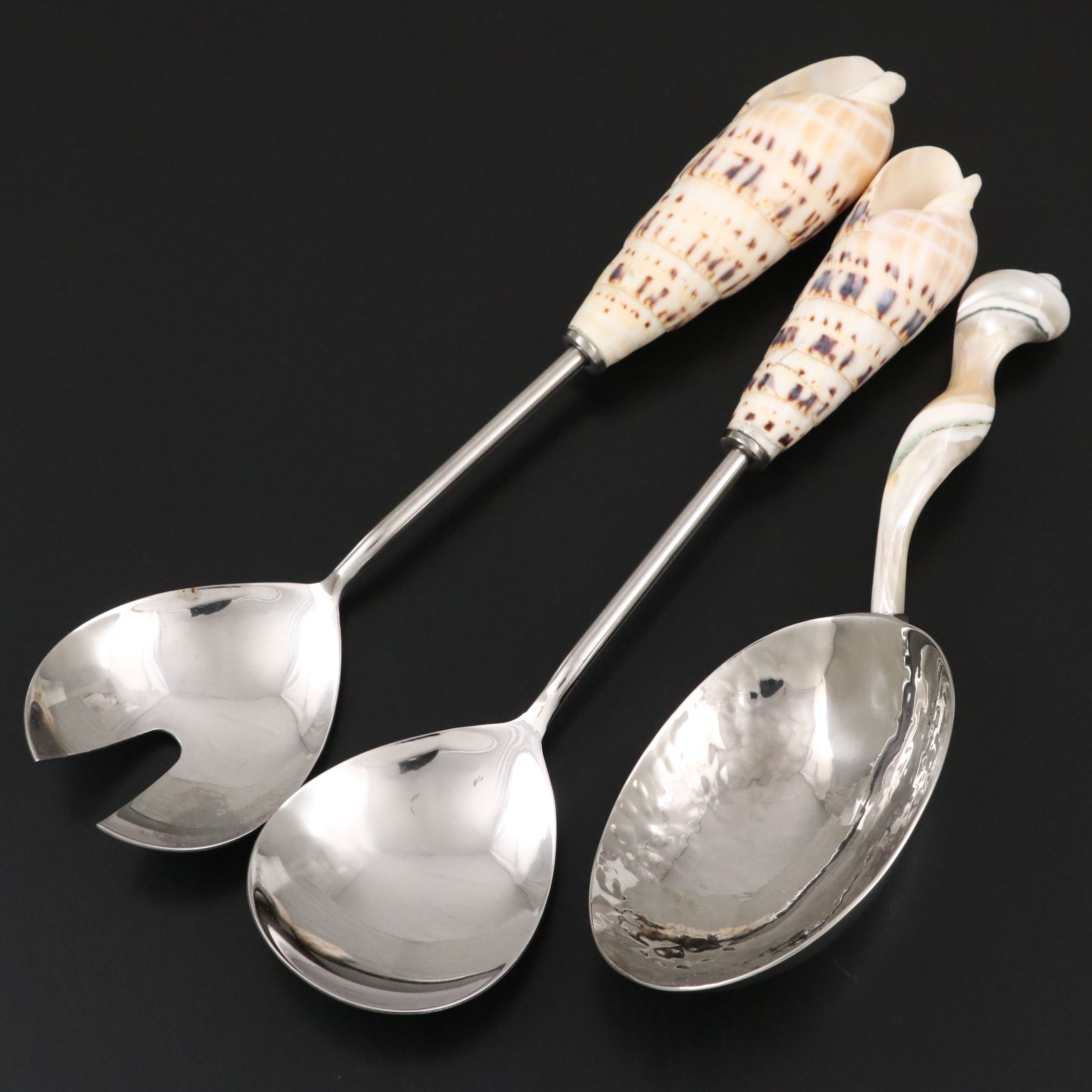 Reed & Barton Silver Plate Gallery Tray with Other Tableware and Sterling Boat