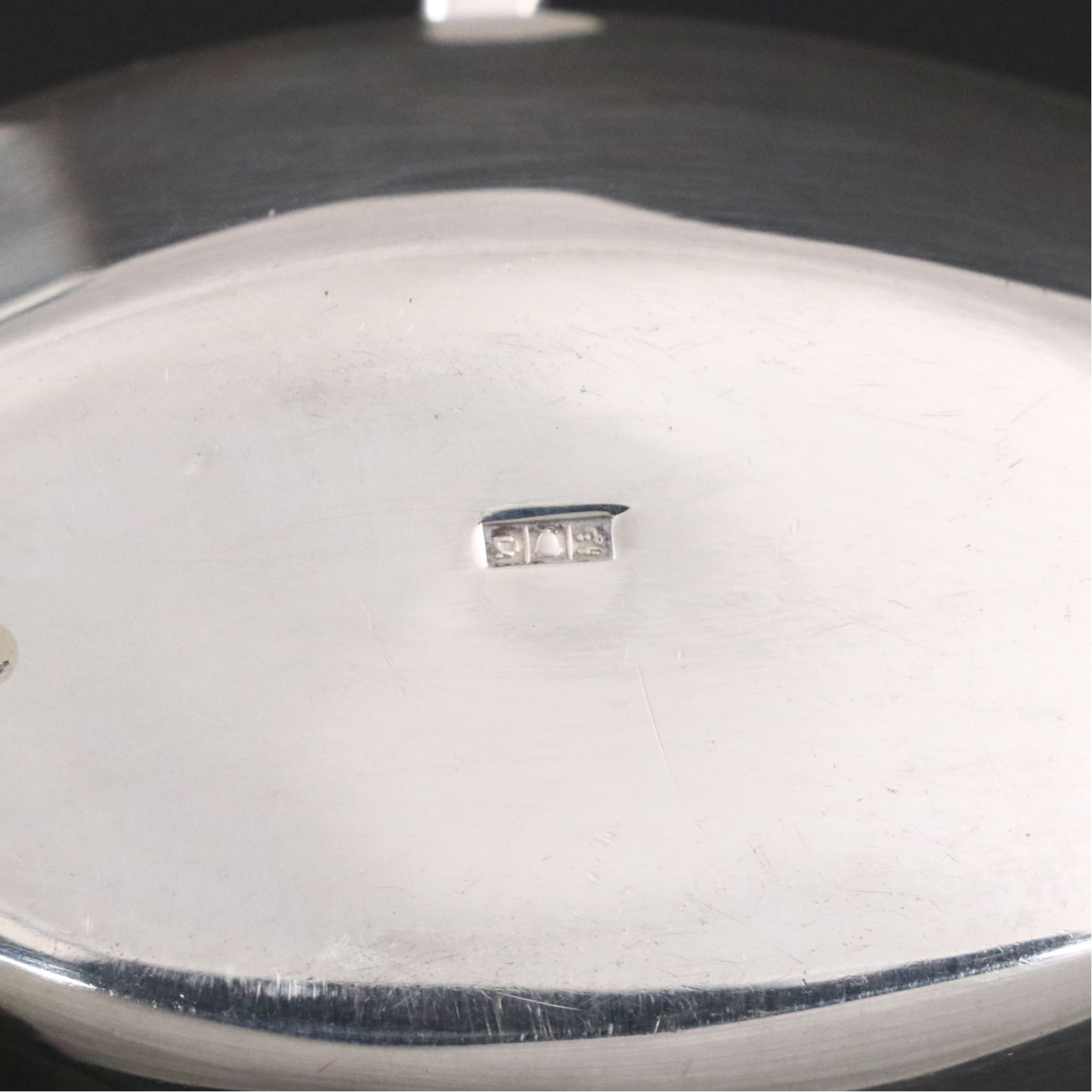 Reed & Barton Silver Plate Gallery Tray with Other Tableware and Sterling Boat