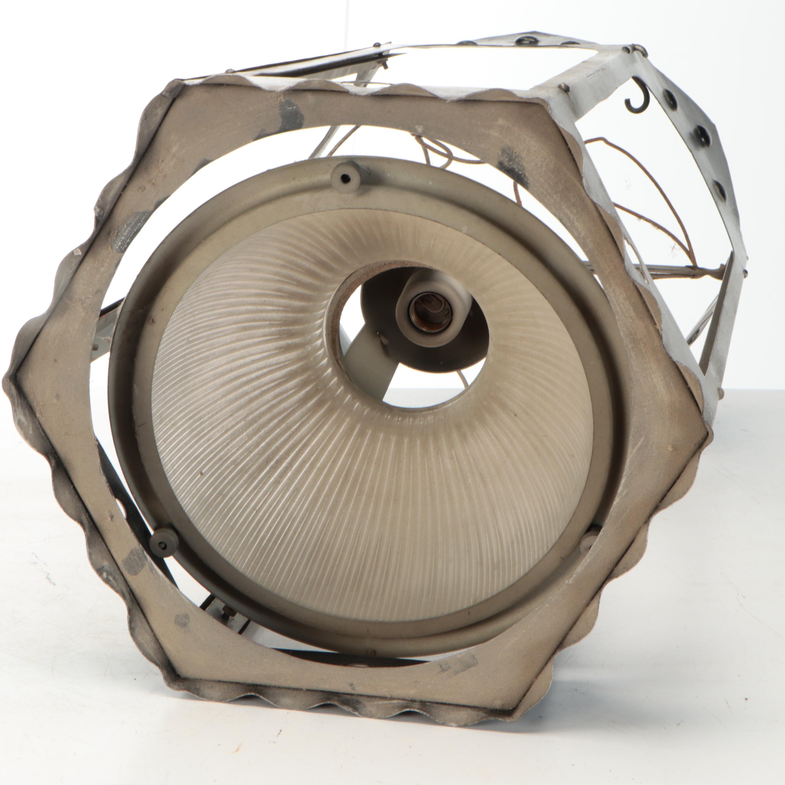 Gothic Revival Style Church Pendant Lights with Holophane Shades