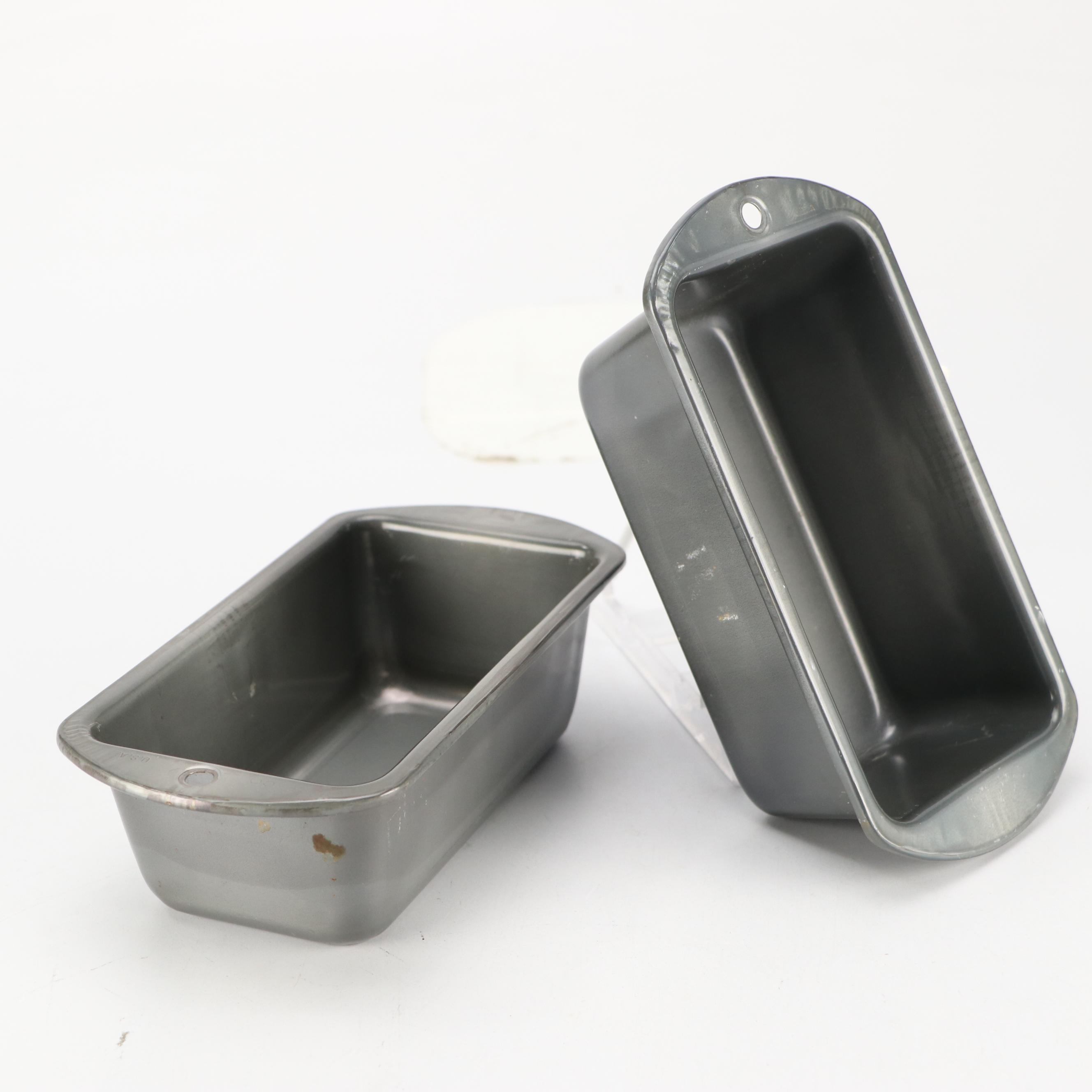 Graniteware and Other Enameled Roasting Pans with Bakeware and Container