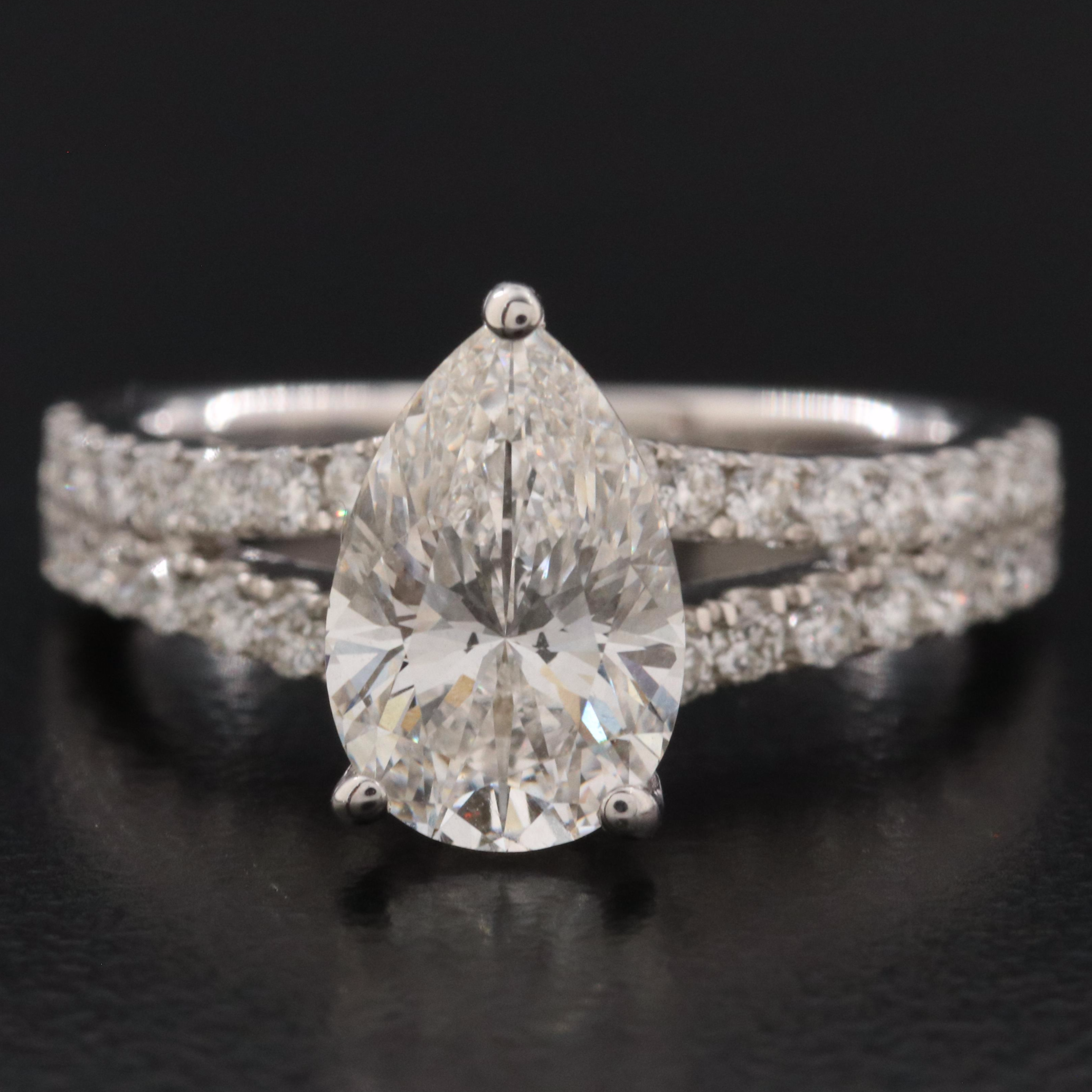 Vera Wang Love 14K 2.86 CTW Lab Grown Diamond Ring