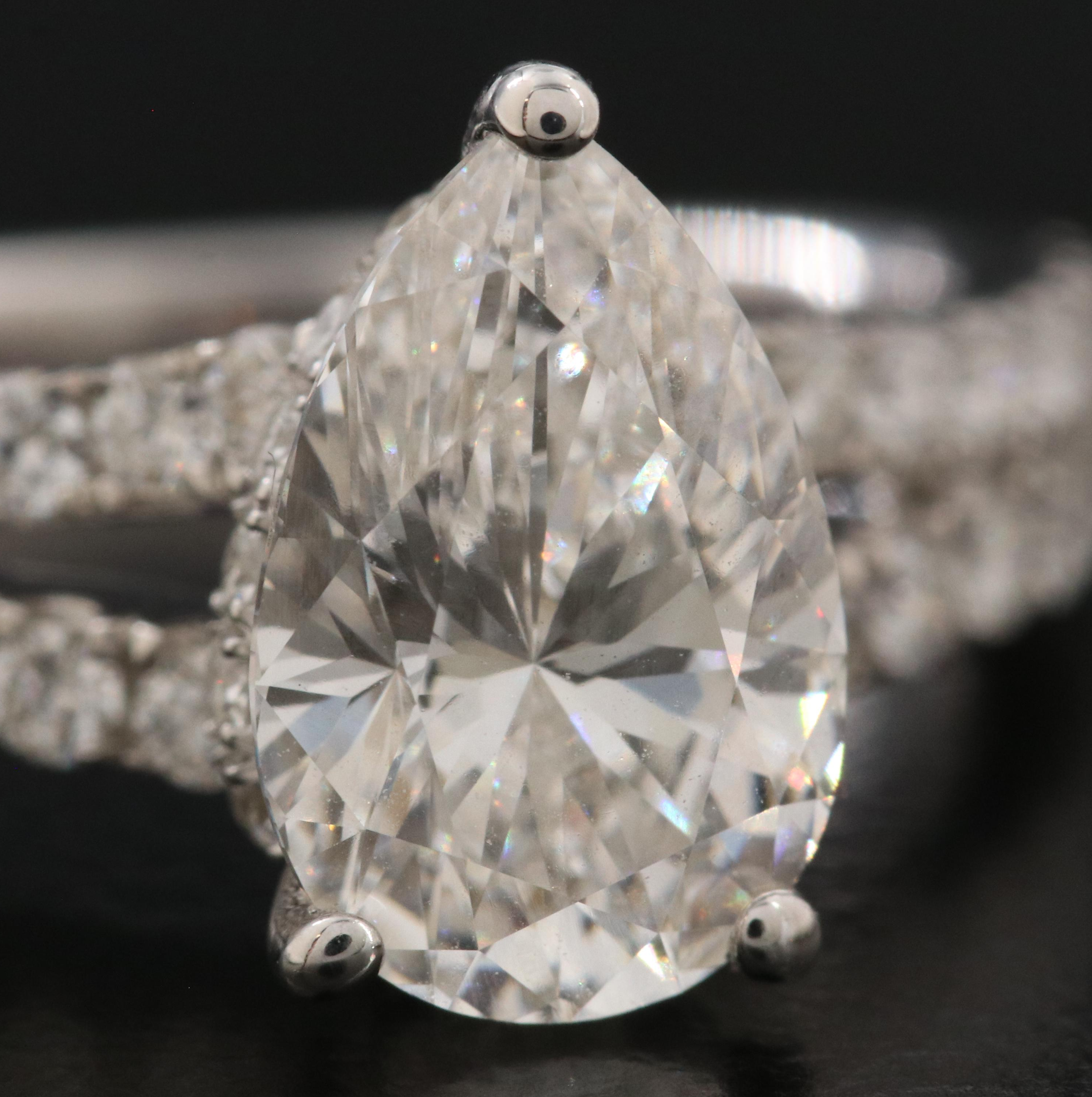 Vera Wang Love 14K 2.86 CTW Lab Grown Diamond Ring