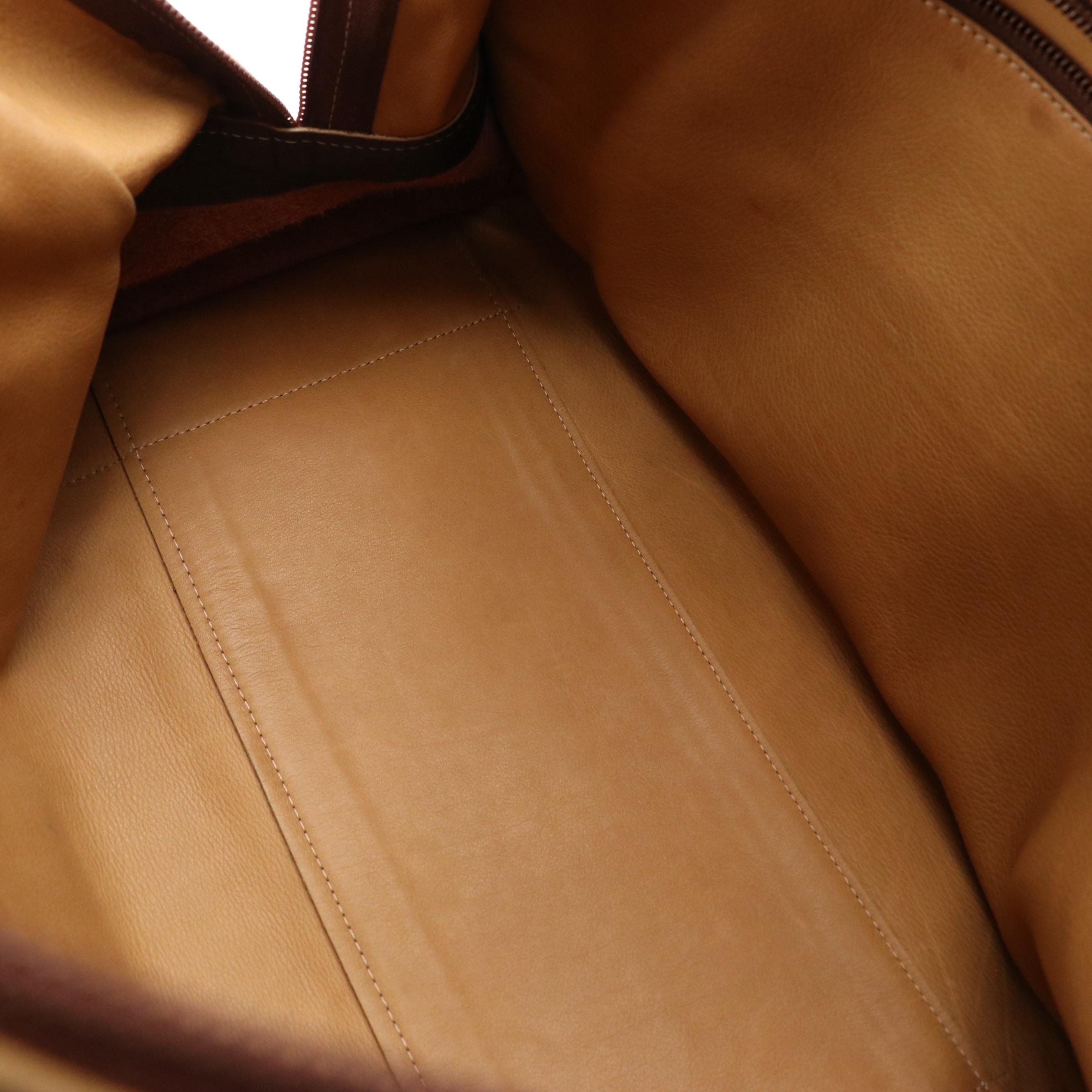 Loewe Anagram Suede and Leather Amazona Tote Bag