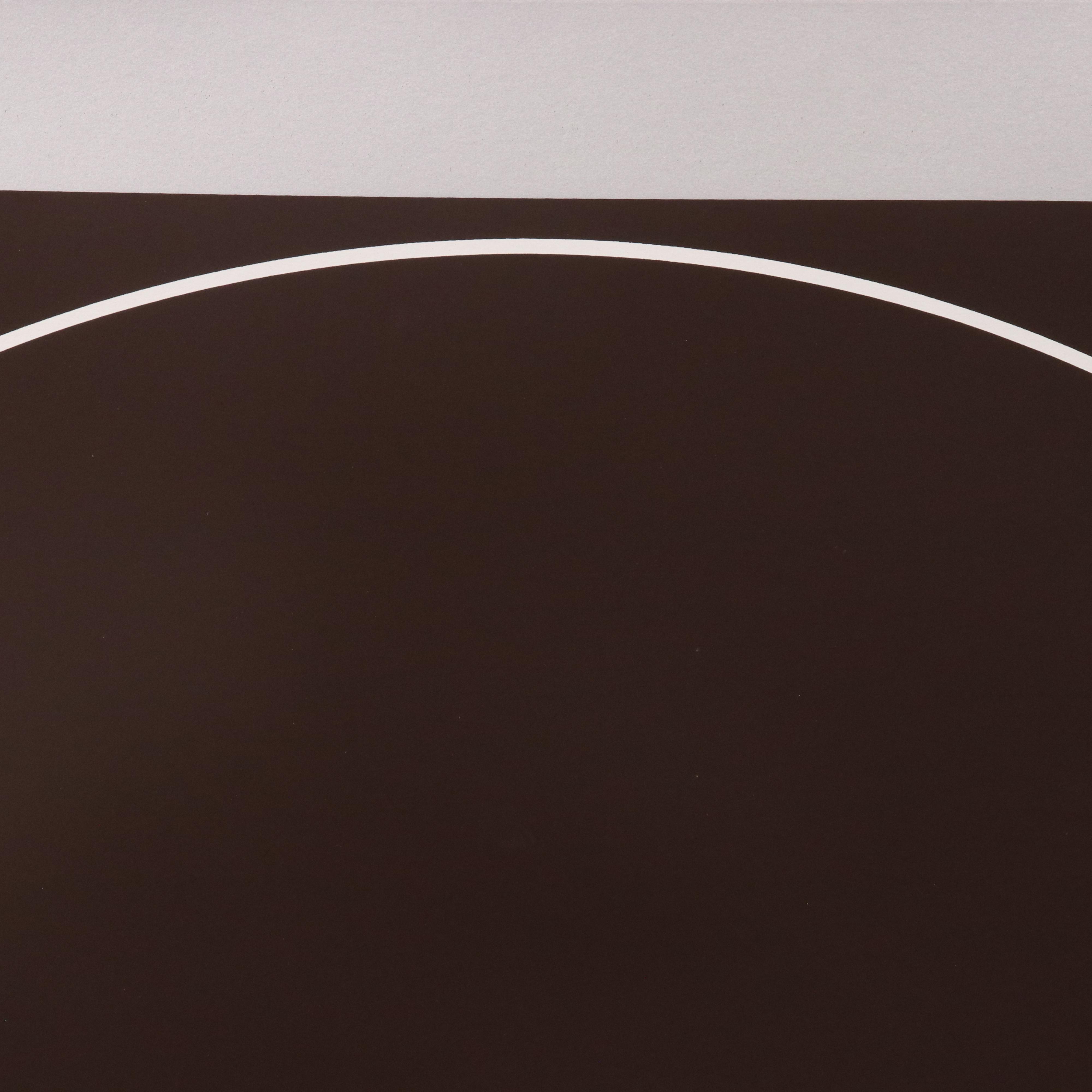 Thomas Whelan Benton Abstract Serigraph "Golden Waves," 1979