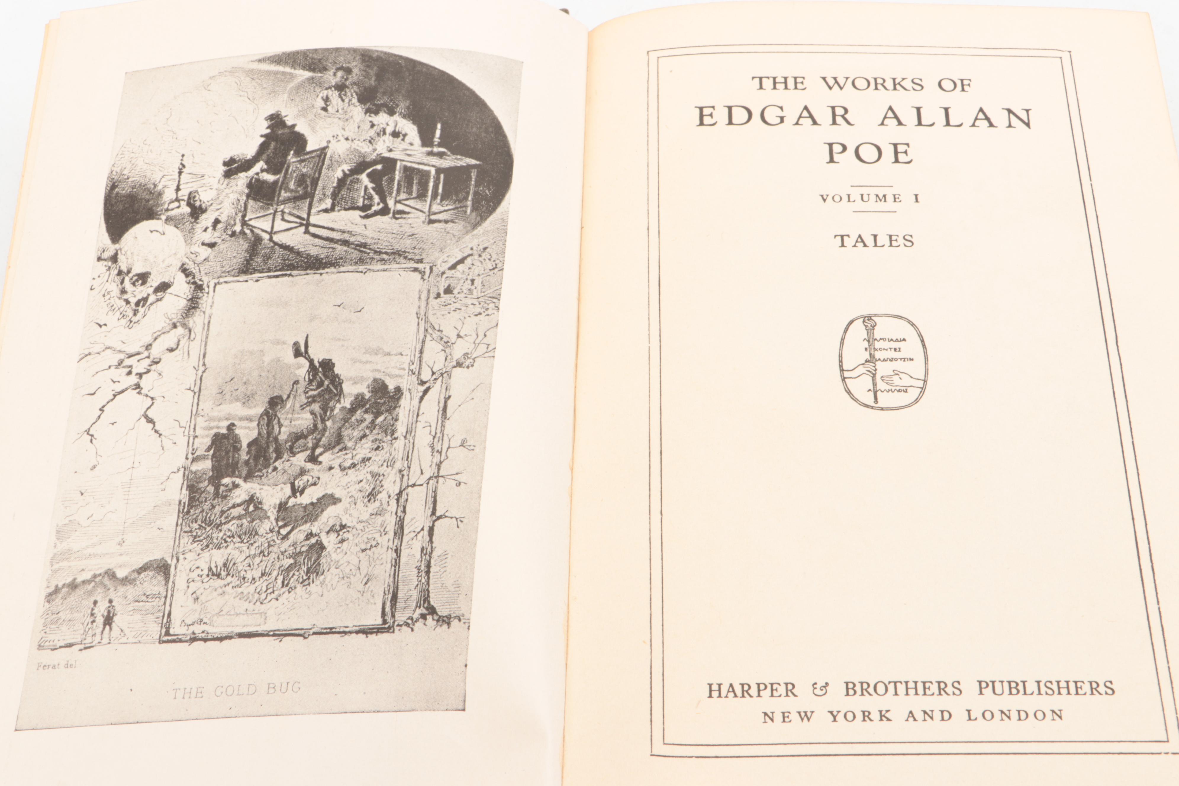 "The Works of Edgar Allan Poe" Complete Ten-Volume Set, 1910