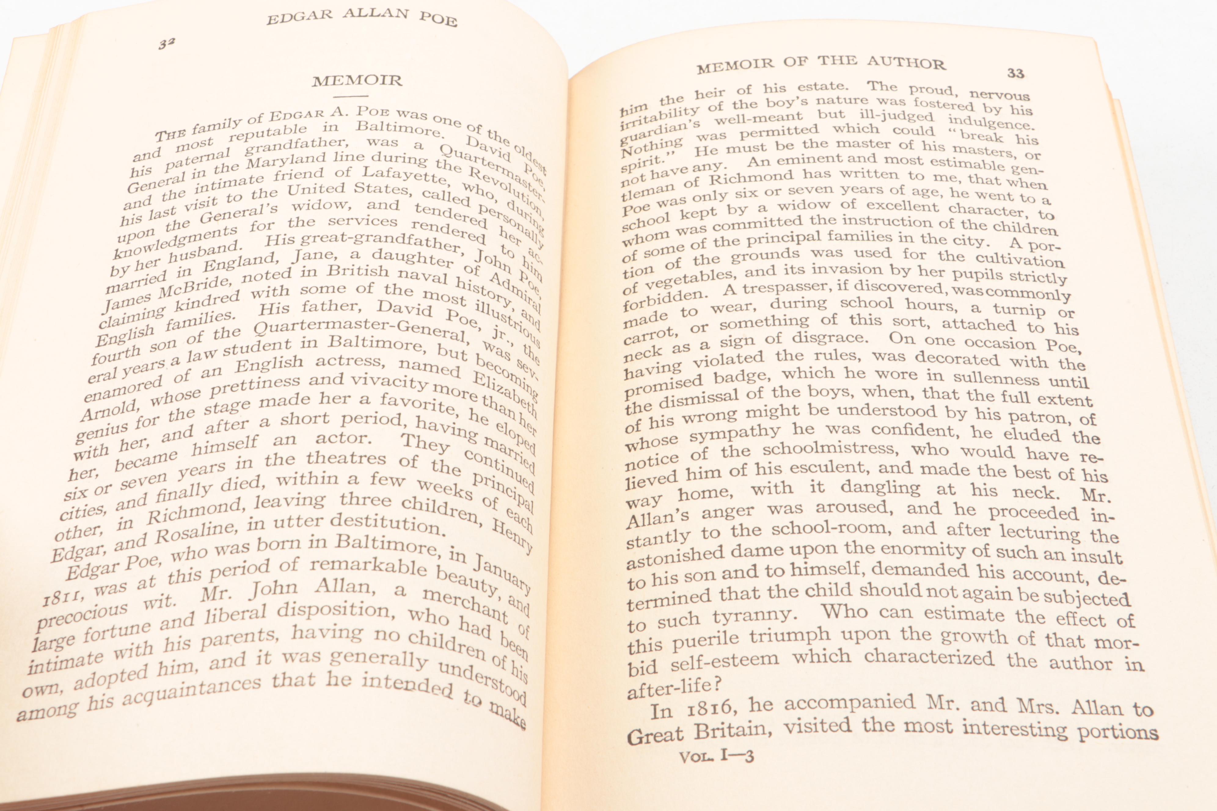 "The Works of Edgar Allan Poe" Complete Ten-Volume Set, 1910
