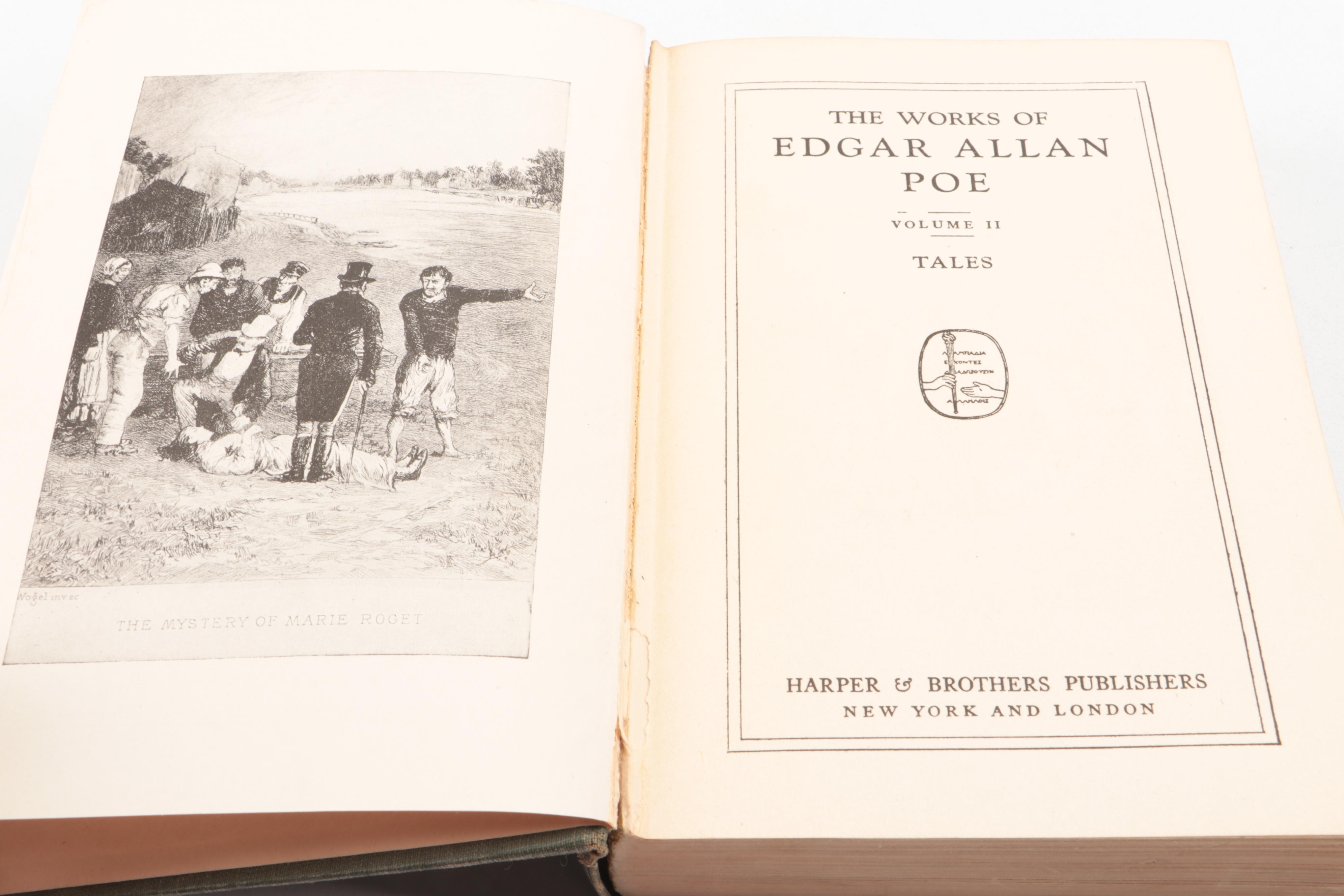 "The Works of Edgar Allan Poe" Complete Ten-Volume Set, 1910