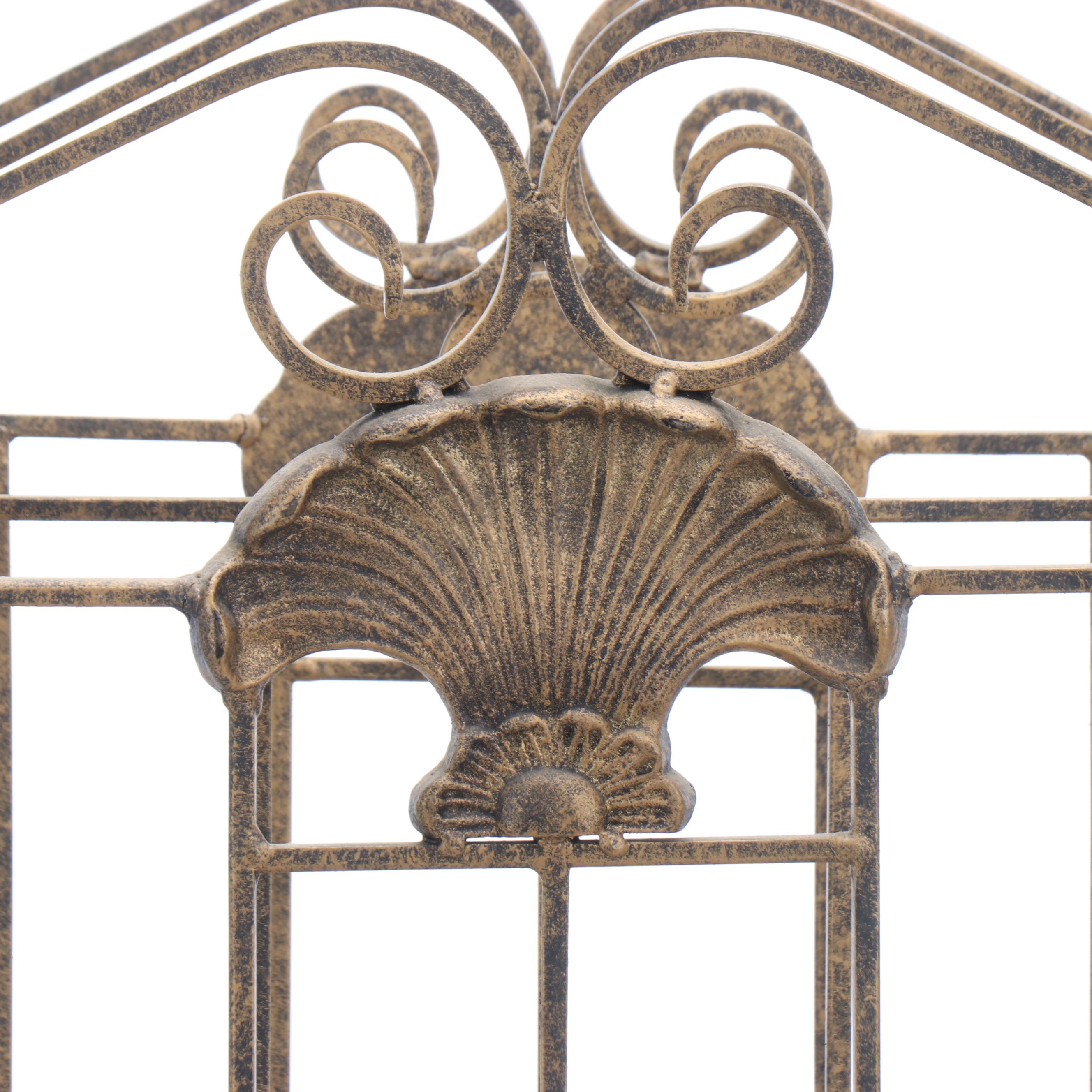 Metal Magazine Rack with Drawer