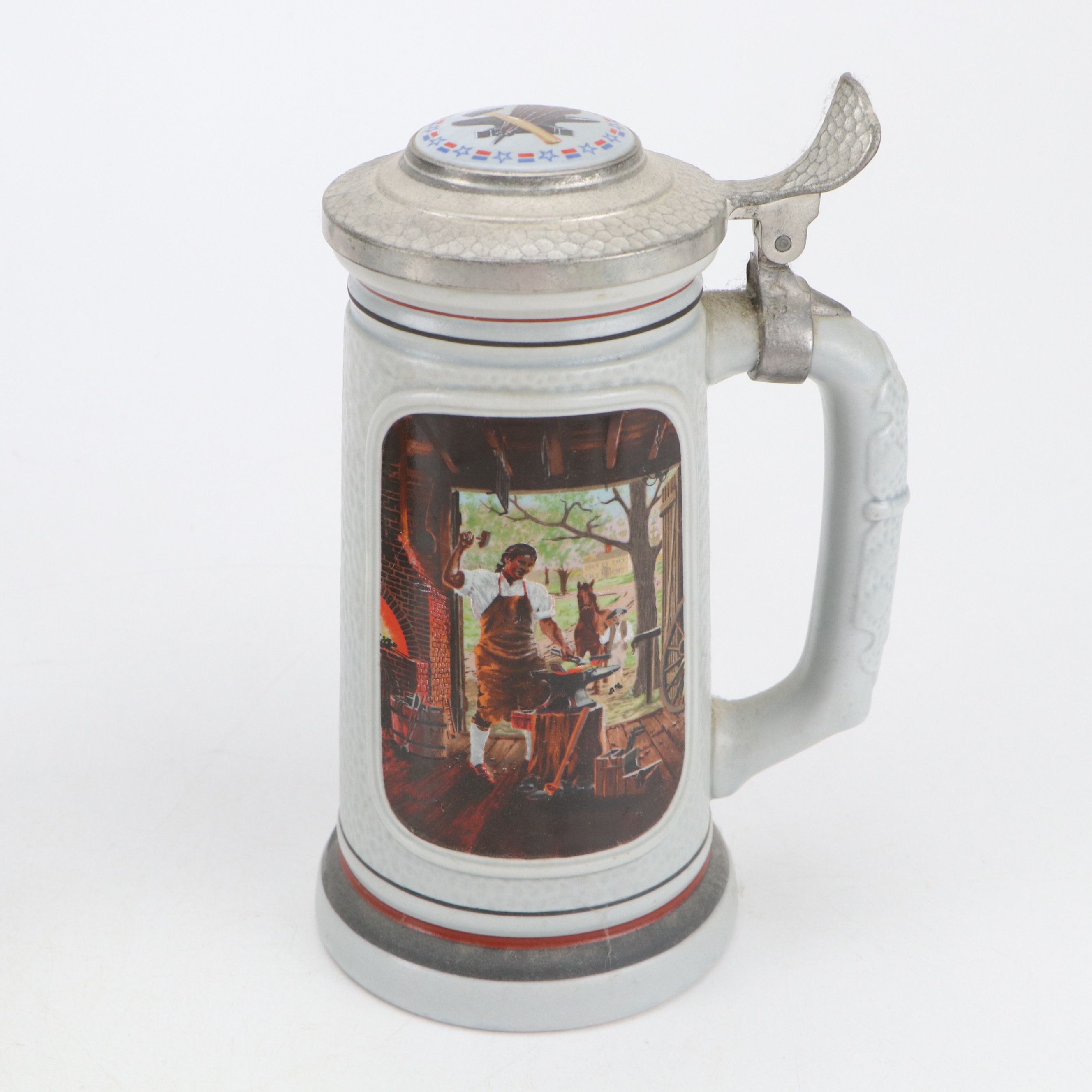 Ceramarte for Avon The Building of America and Other Steins