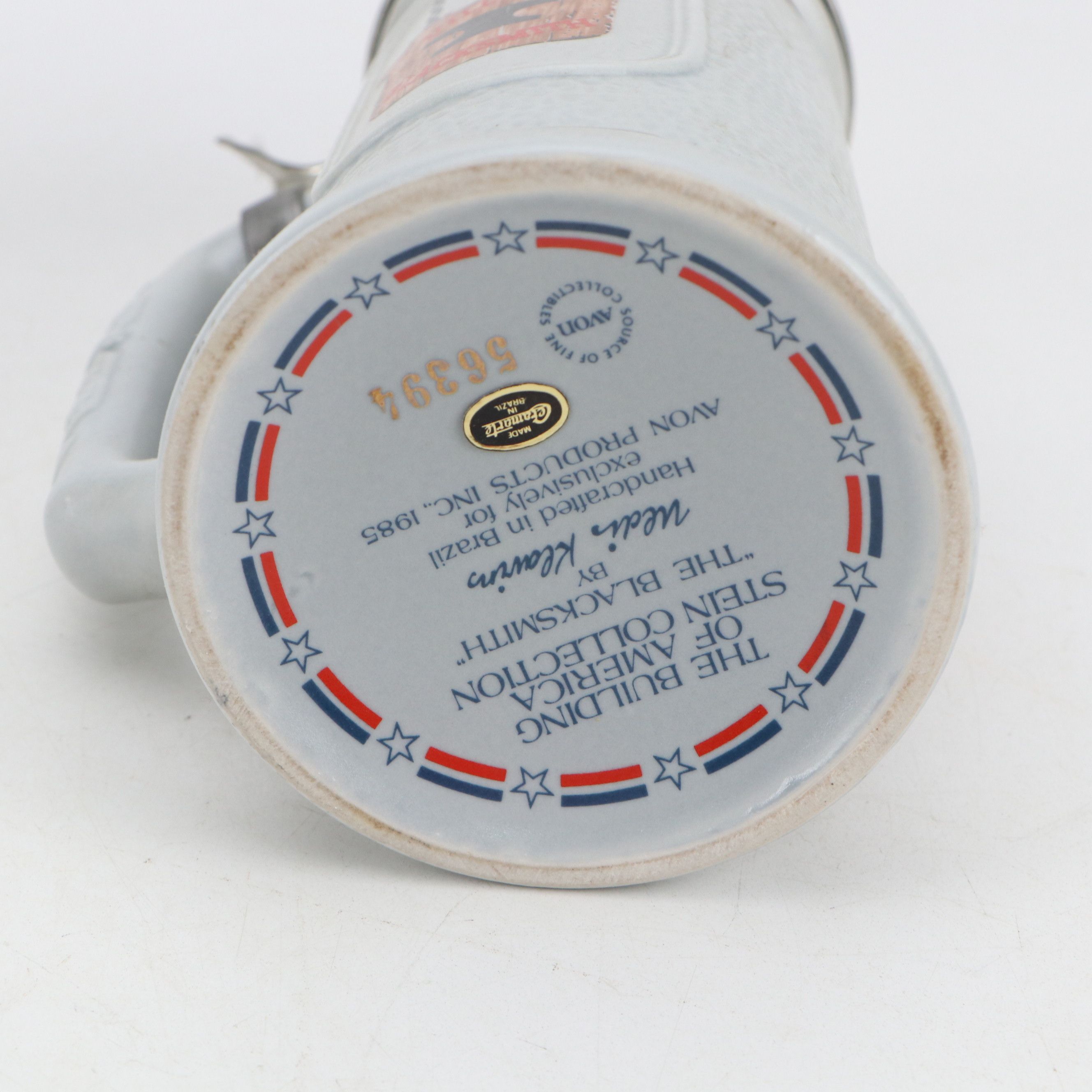 Ceramarte for Avon The Building of America and Other Steins