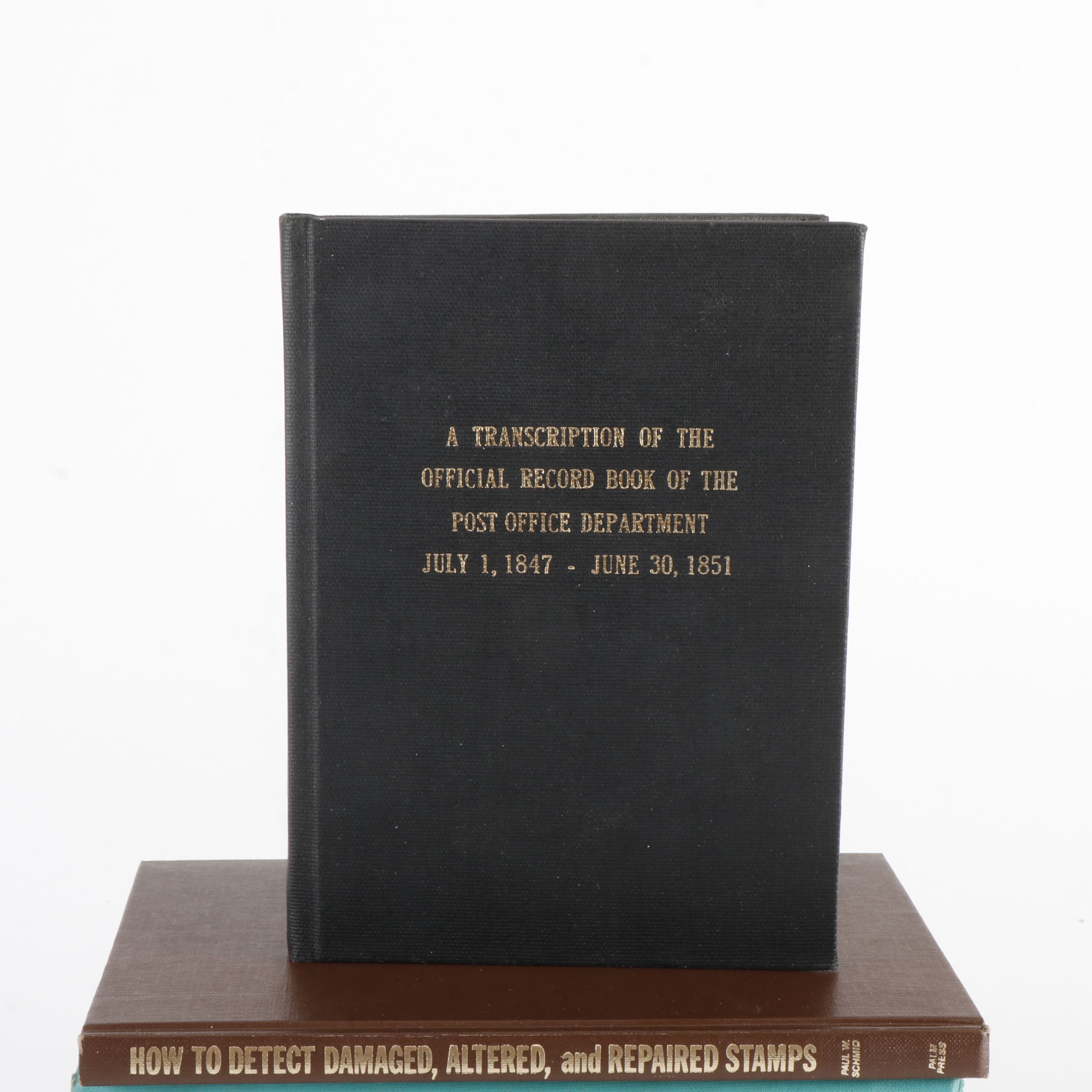 Collection of Ten Stamp Collecting Books.