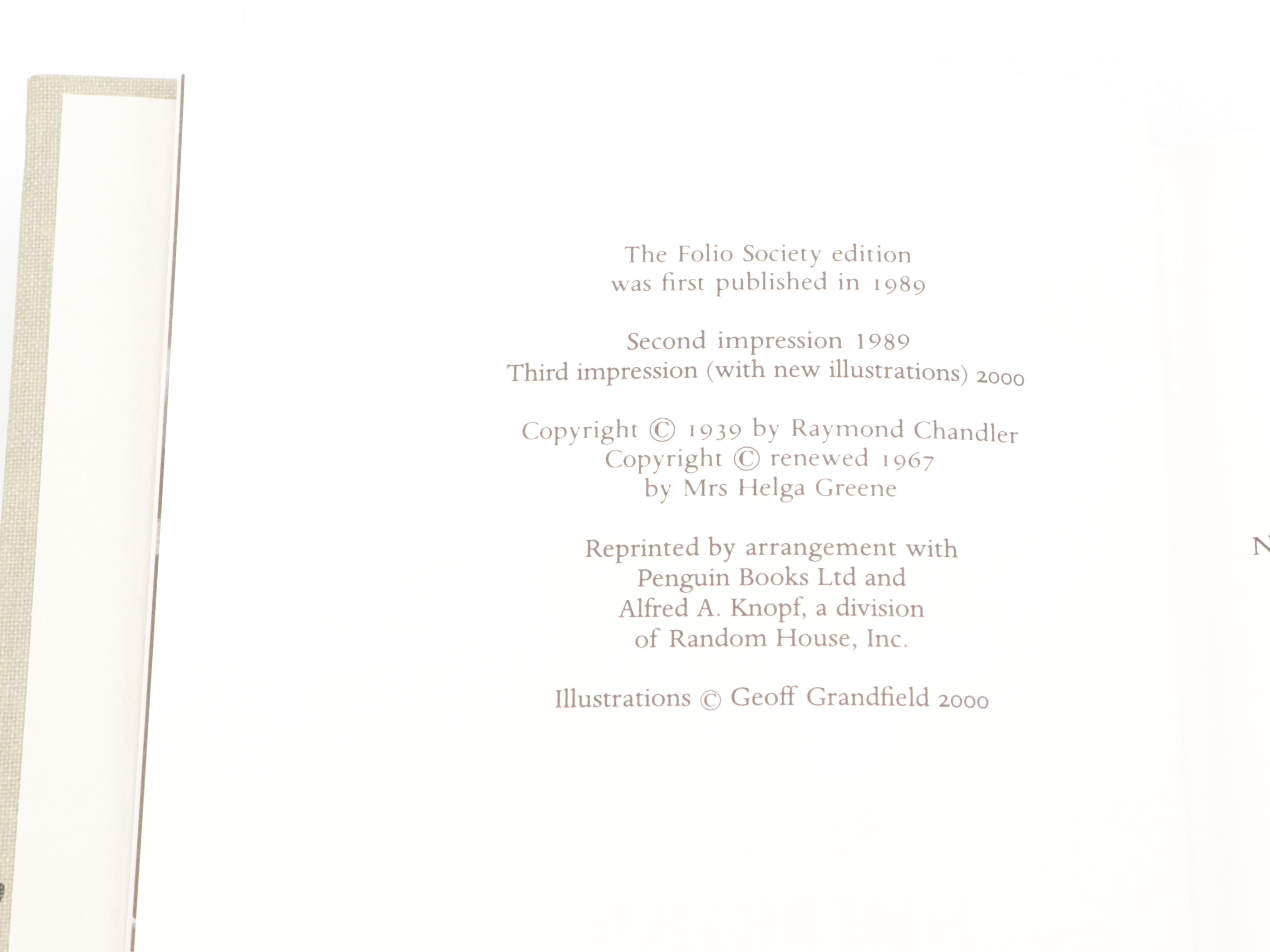 Folio Society "The Complete Novels" Seven-Volume Box Set by Raymond Chandler