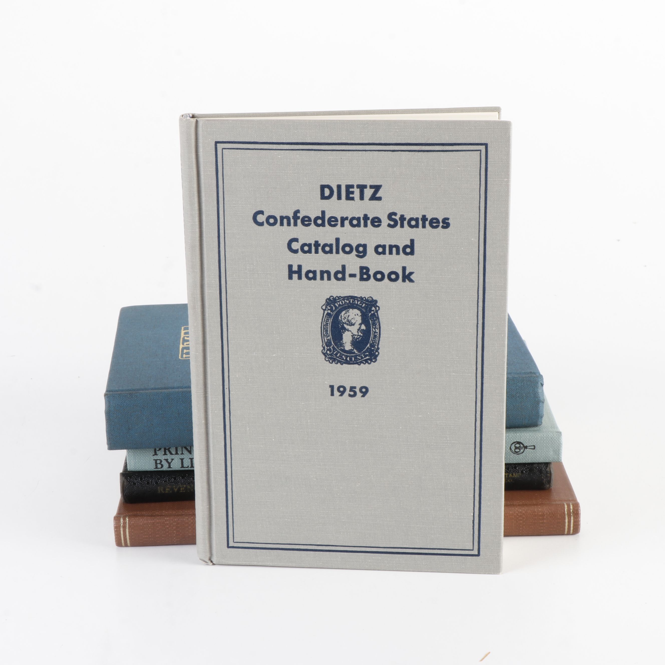 Collection of Ten Stamp Collecting Books.