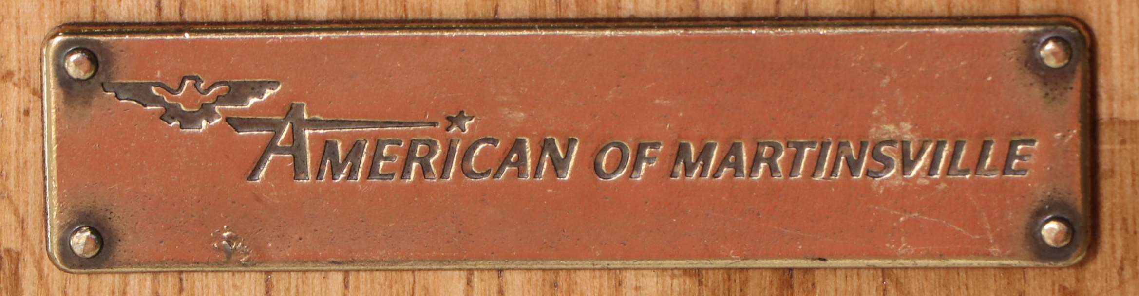 American of Martinsville Burl Wood Curio Cabinet