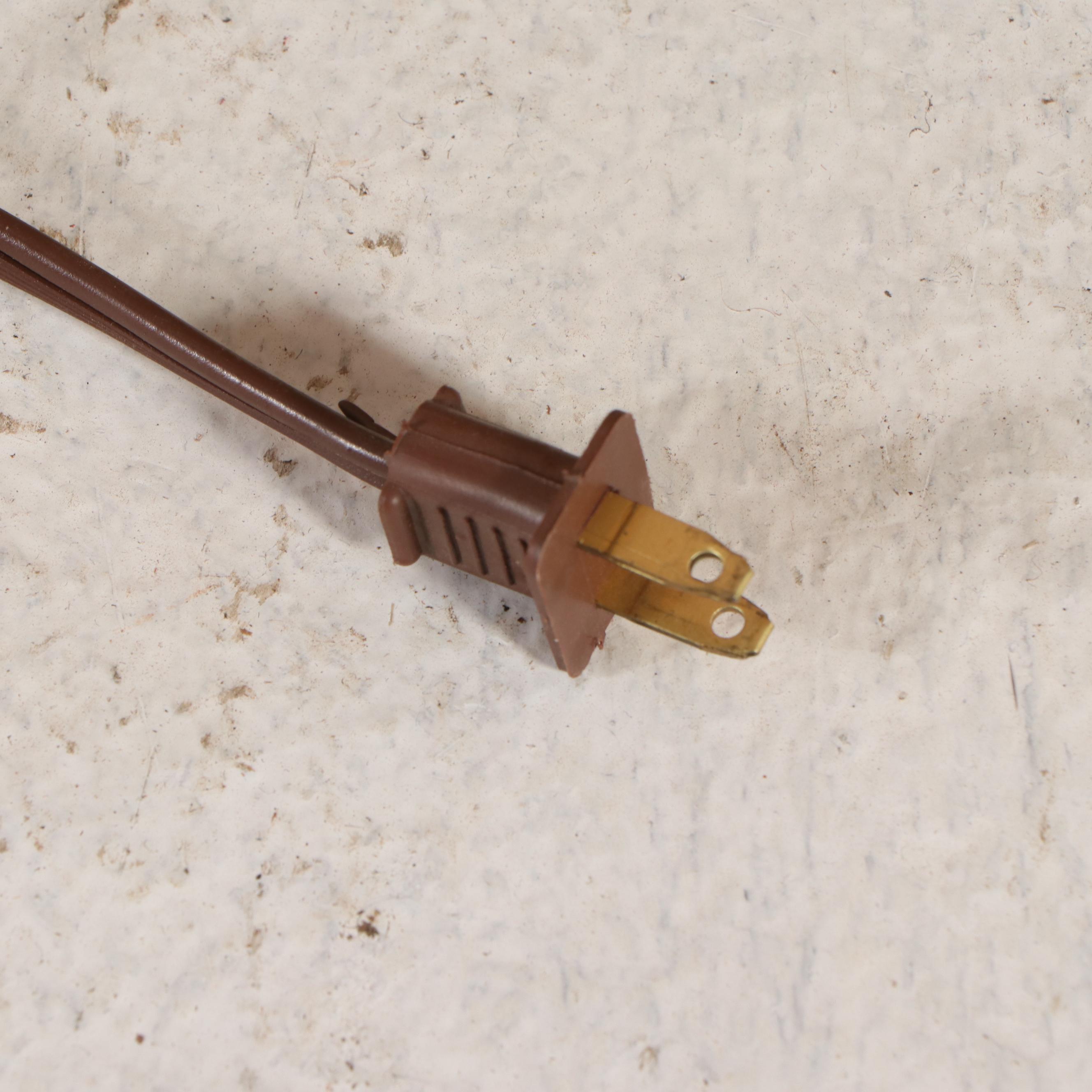 American of Martinsville Burl Wood Curio Cabinet