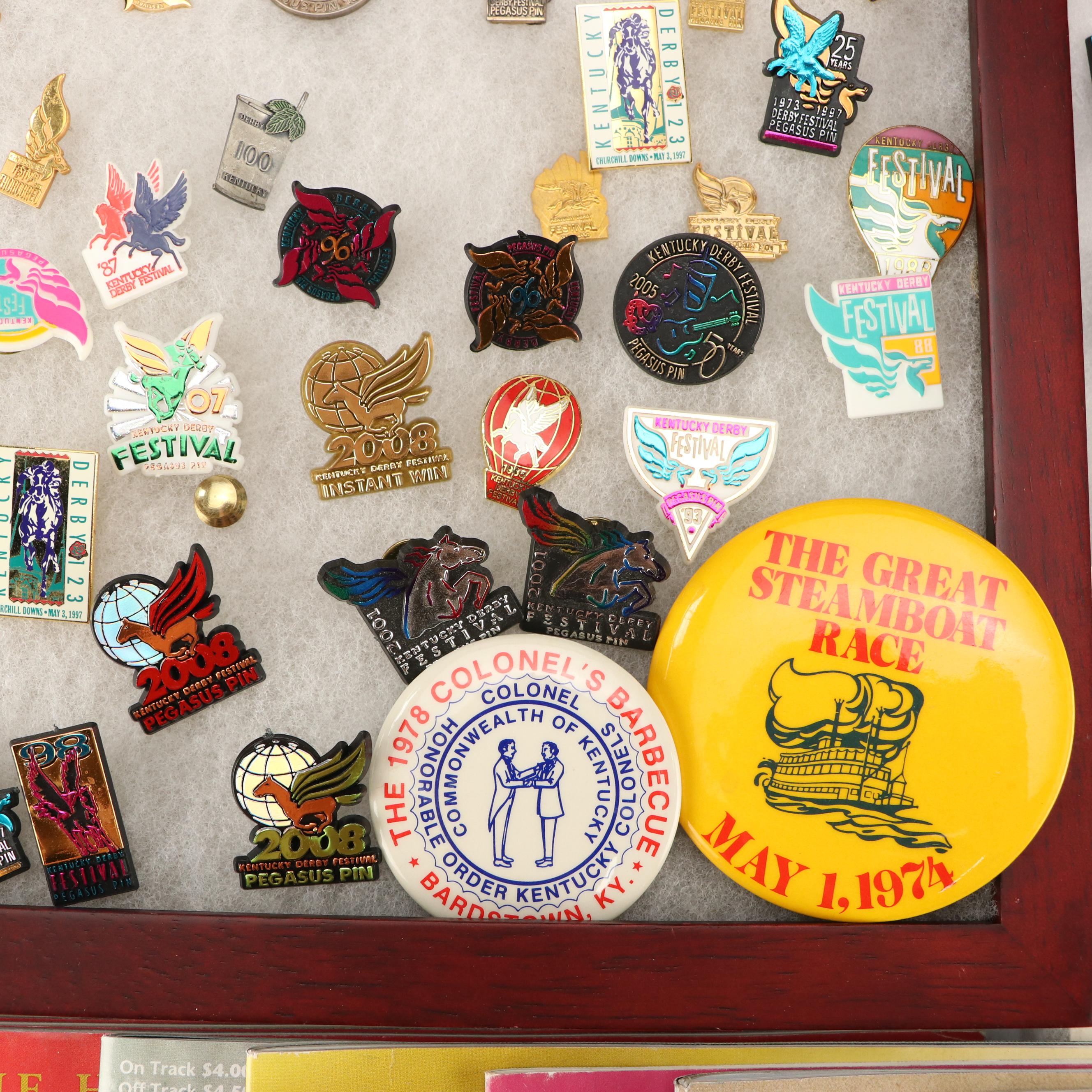 Kentucky Derby Festival Pins Including Pegasus Parade, Steamboat Race