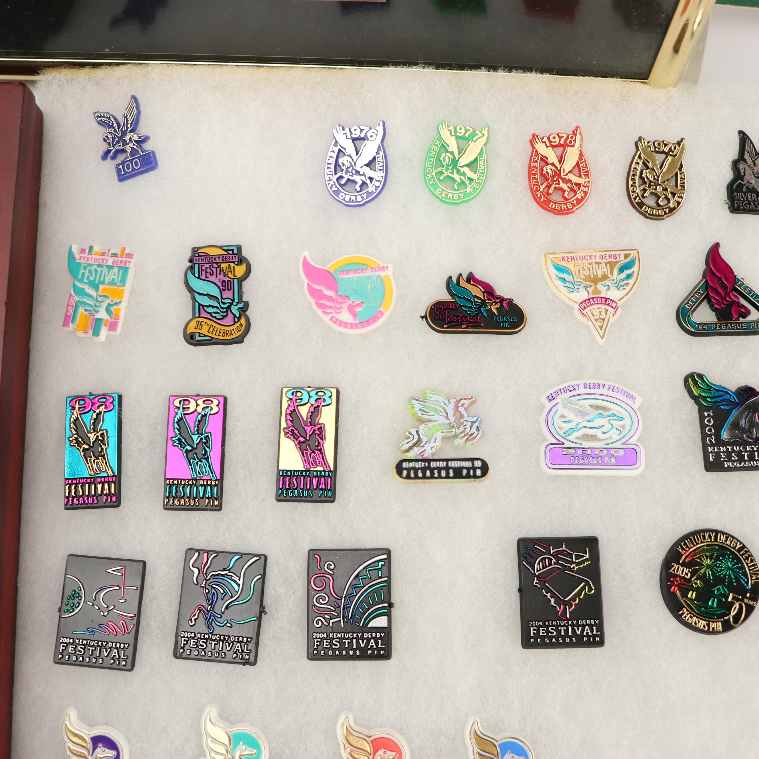 Kentucky Derby Festival Pins Including Pegasus Parade, Steamboat Race