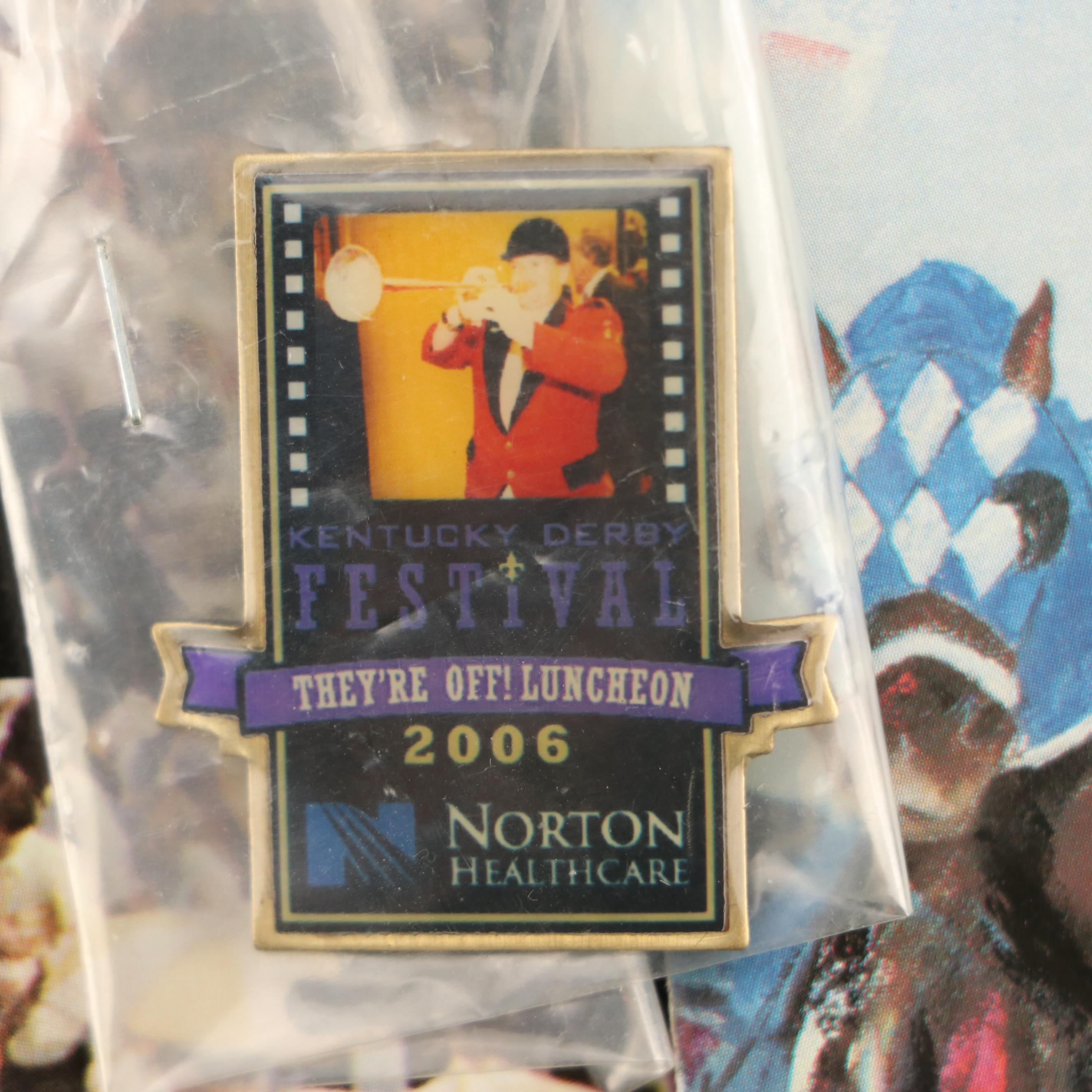 Kentucky Derby Festival Pins Including Pegasus Parade, Steamboat Race