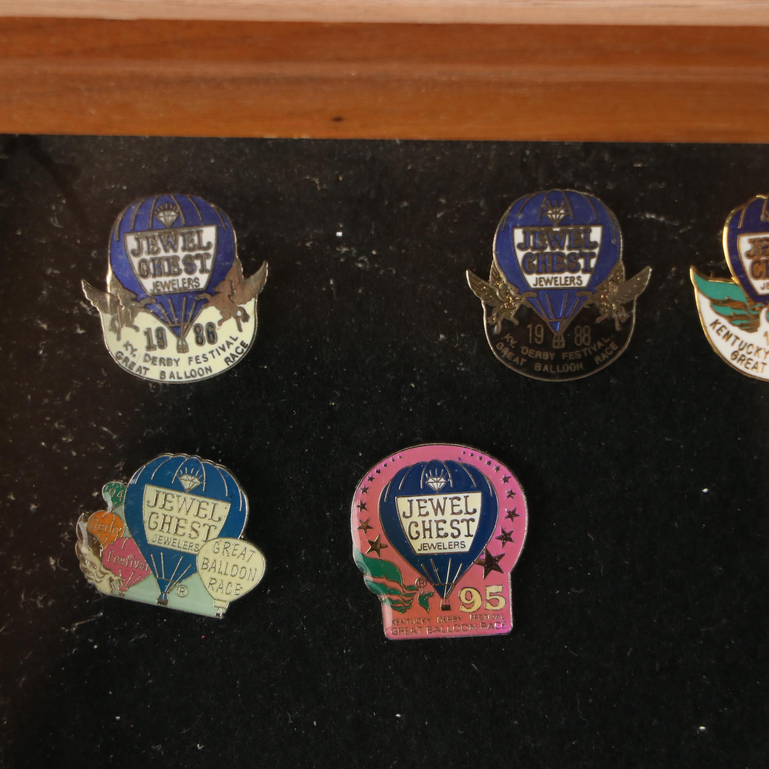 Kentucky Derby Festival Pins Including Pegasus Parade, Steamboat Race