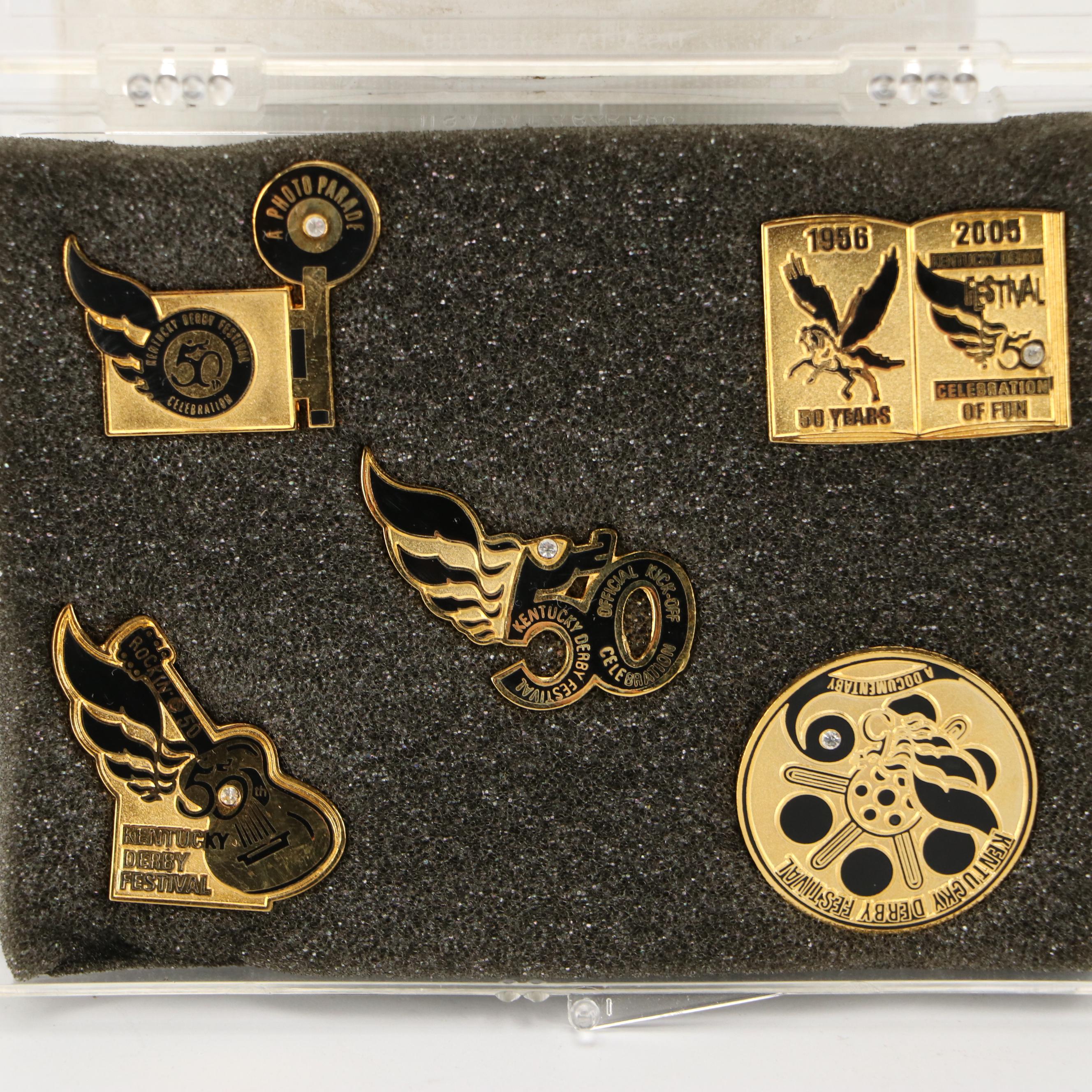 Kentucky Derby Festival Pins Including Pegasus Parade, Steamboat Race