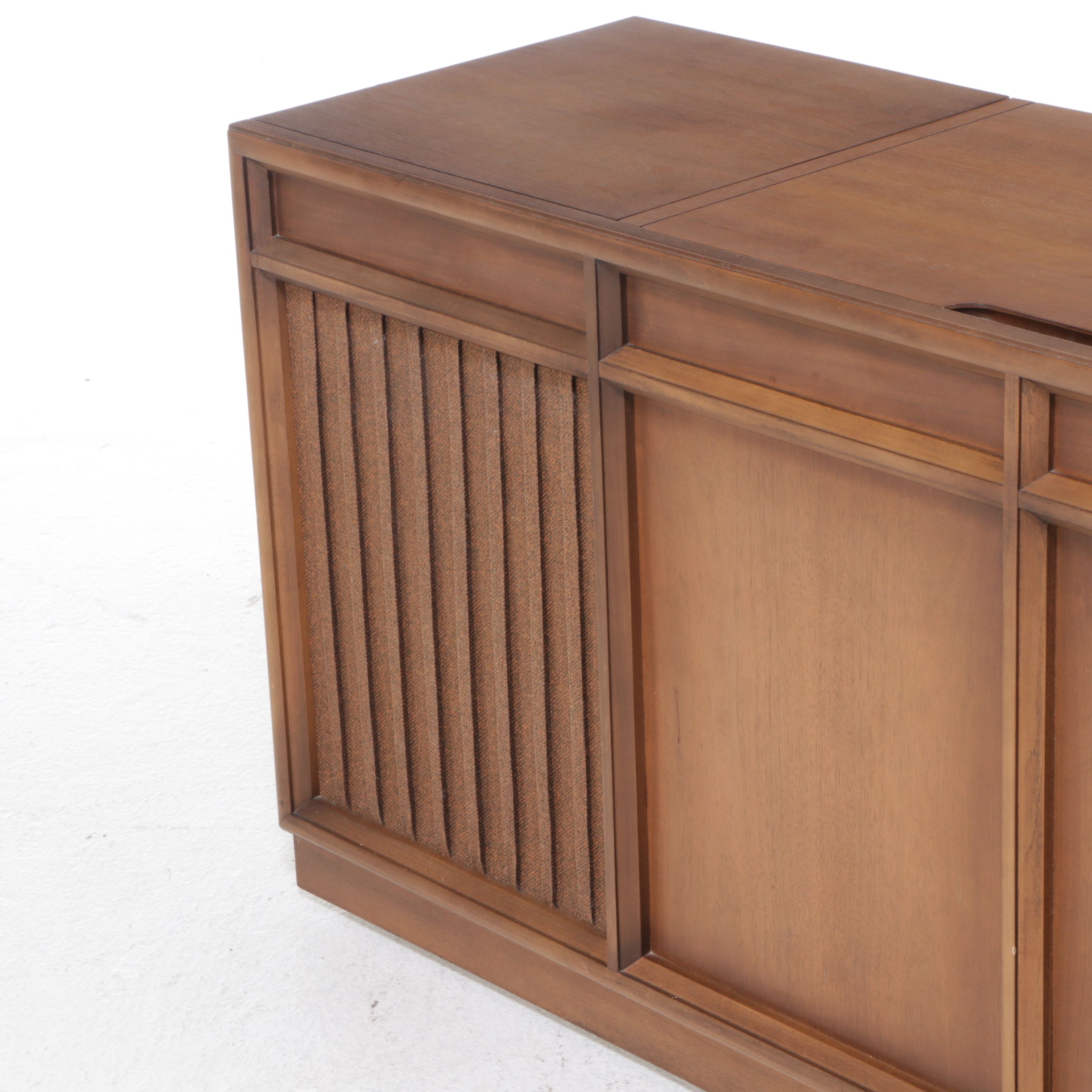 Motorola Solid State Walnut Console Stereo Record Player