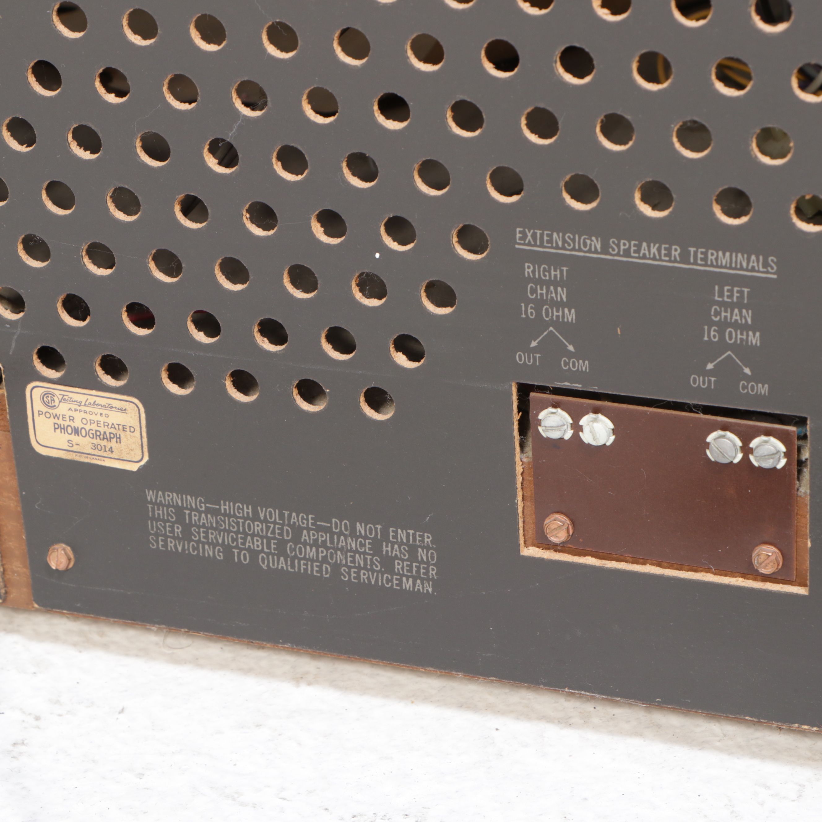 Motorola Solid State Walnut Console Stereo Record Player