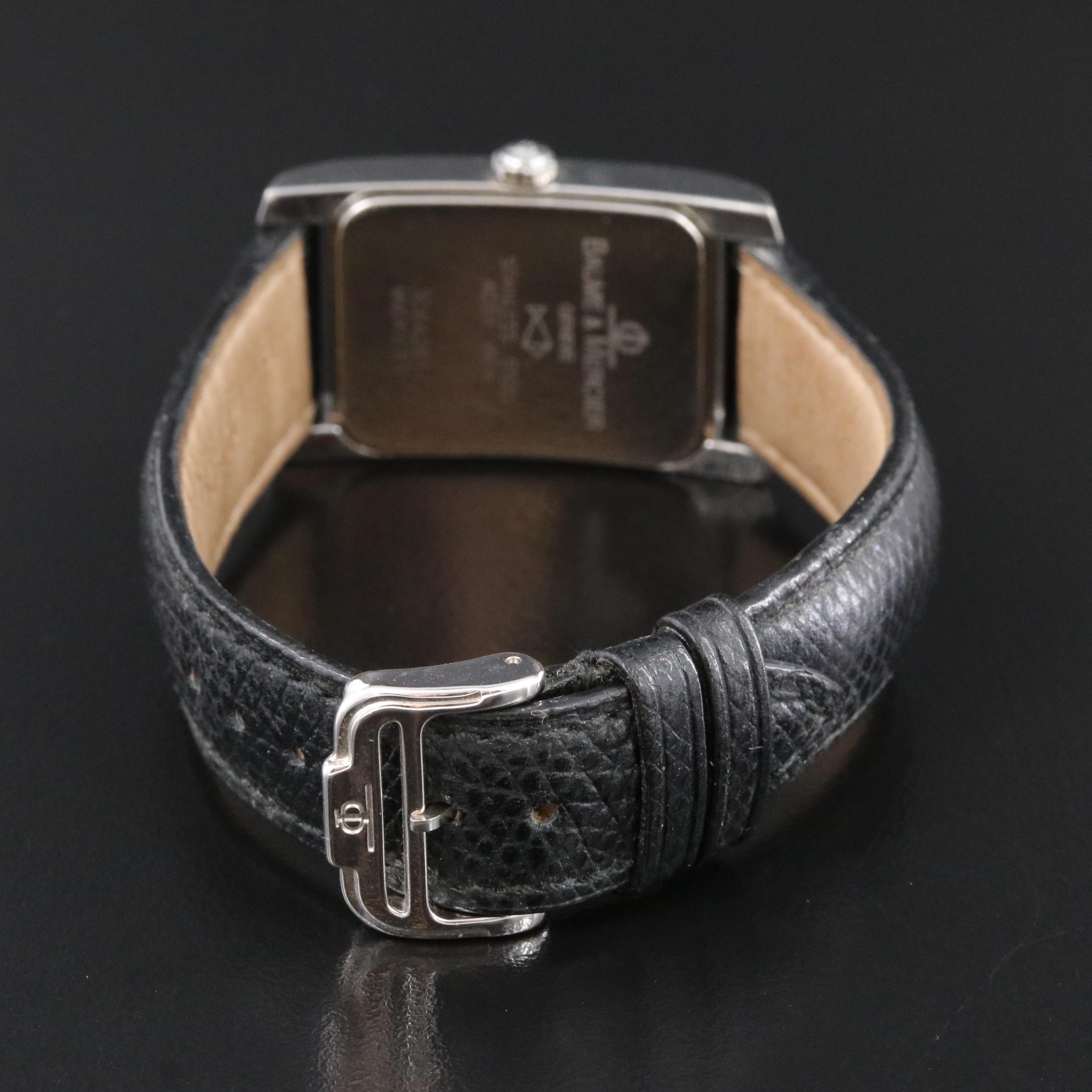 Baume & Mercier Hampton White 24x40mm Steel Quartz Watch MVO45063