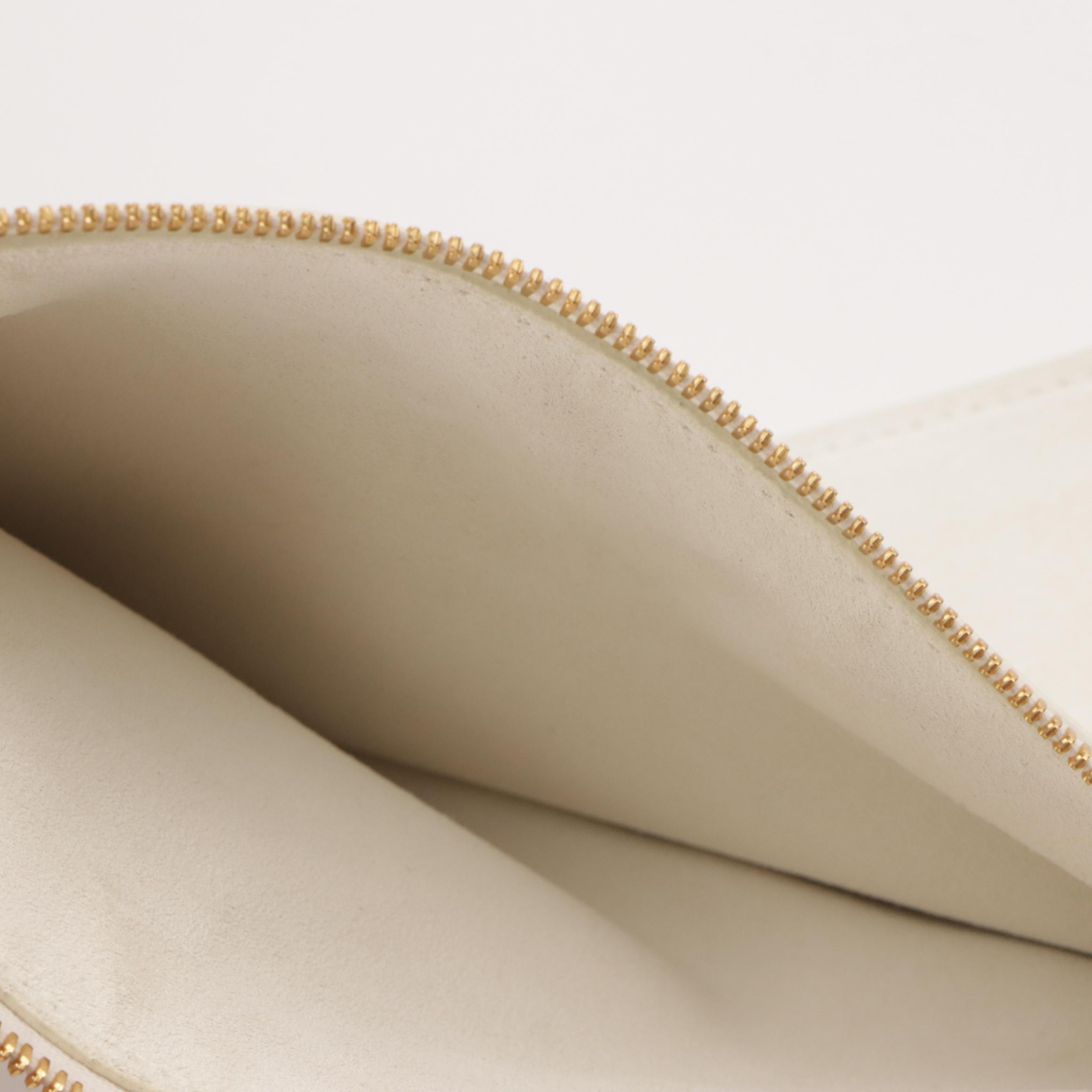 Bottega Veneta Small Arco Tote & Pouch in White Maxi Intrecciato Nappa Leather