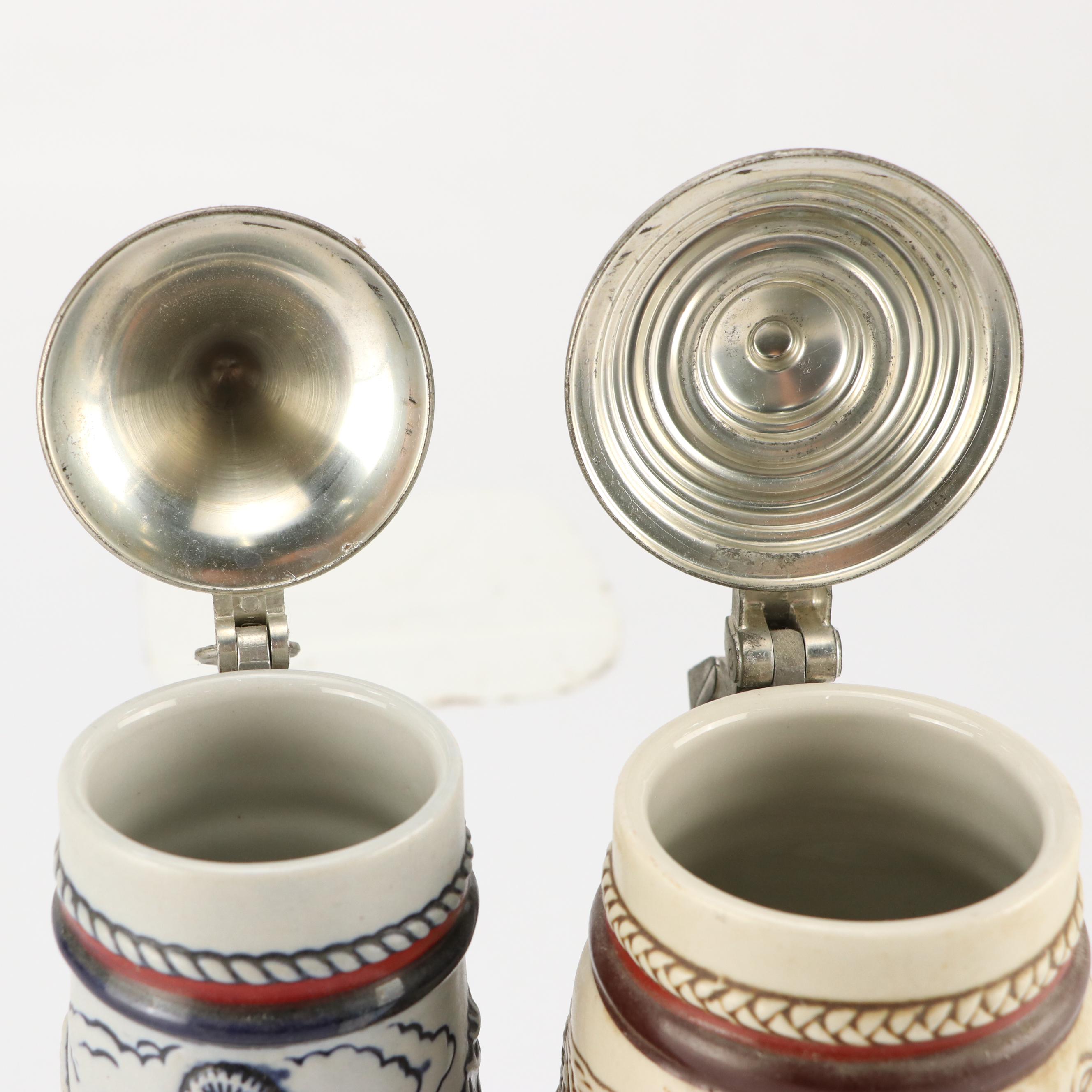 Ceramarte for Avon "Indian of the American Frontier" and Other Beer Steins