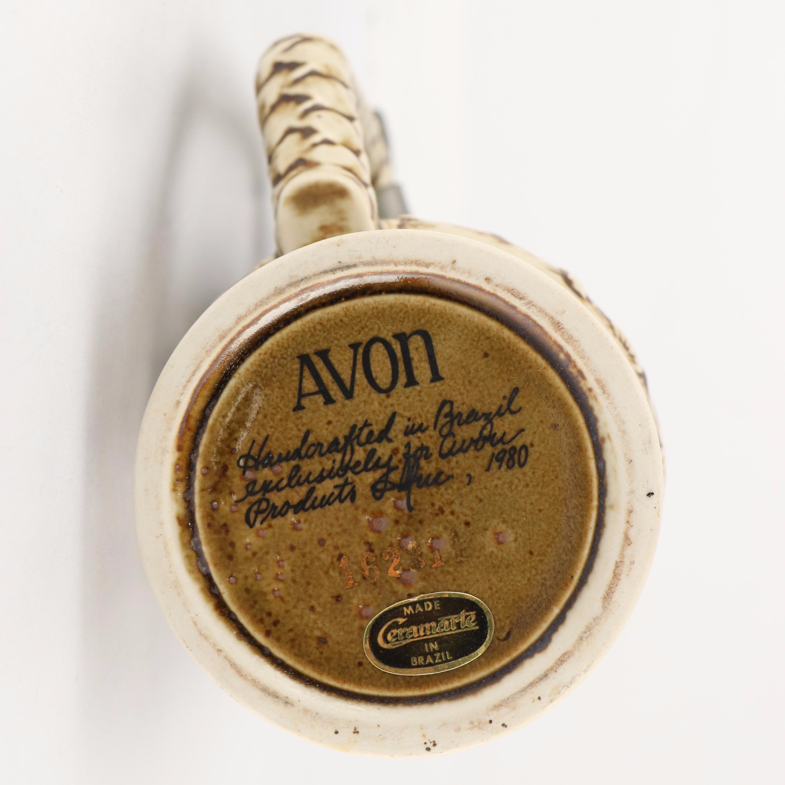 Ceramarte for Avon "Indian of the American Frontier" and Other Beer Steins