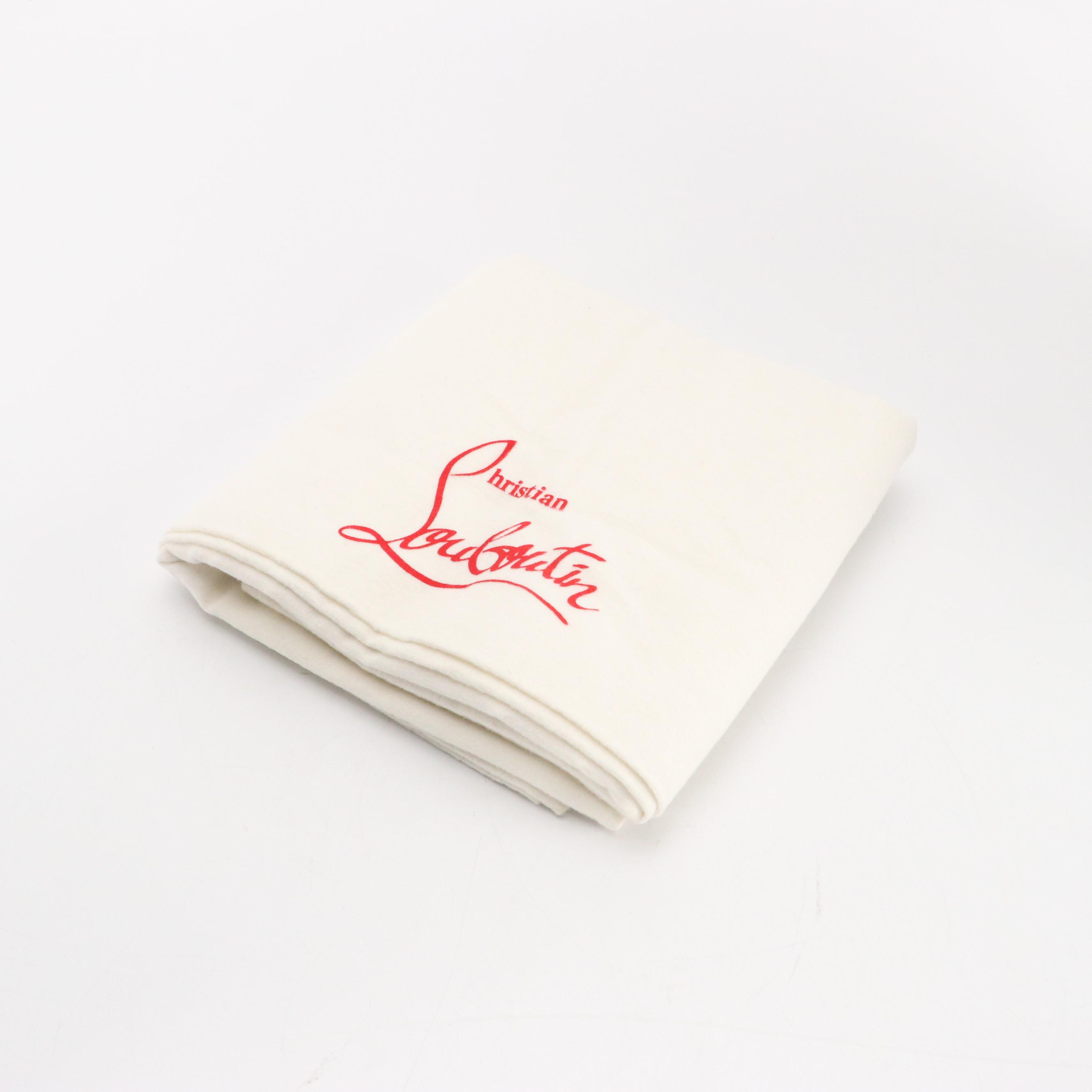 Christian Louboutin Lucky L Fringe Spiked Calfskin Leather Hobo Shoulder Bag