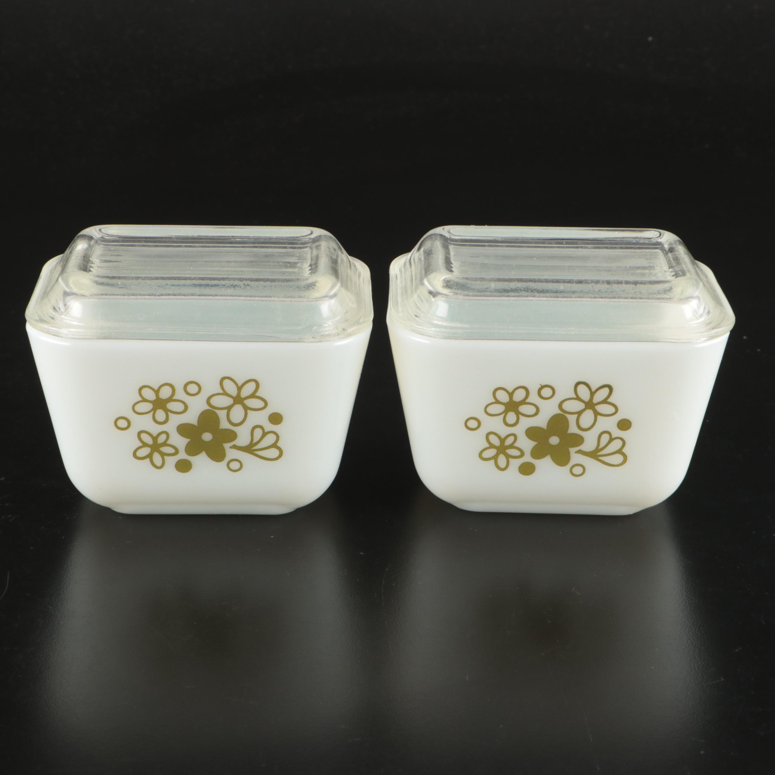 Pyrex "Early American," "Old Orchard" and Other Ceramic and Glass Bakeware