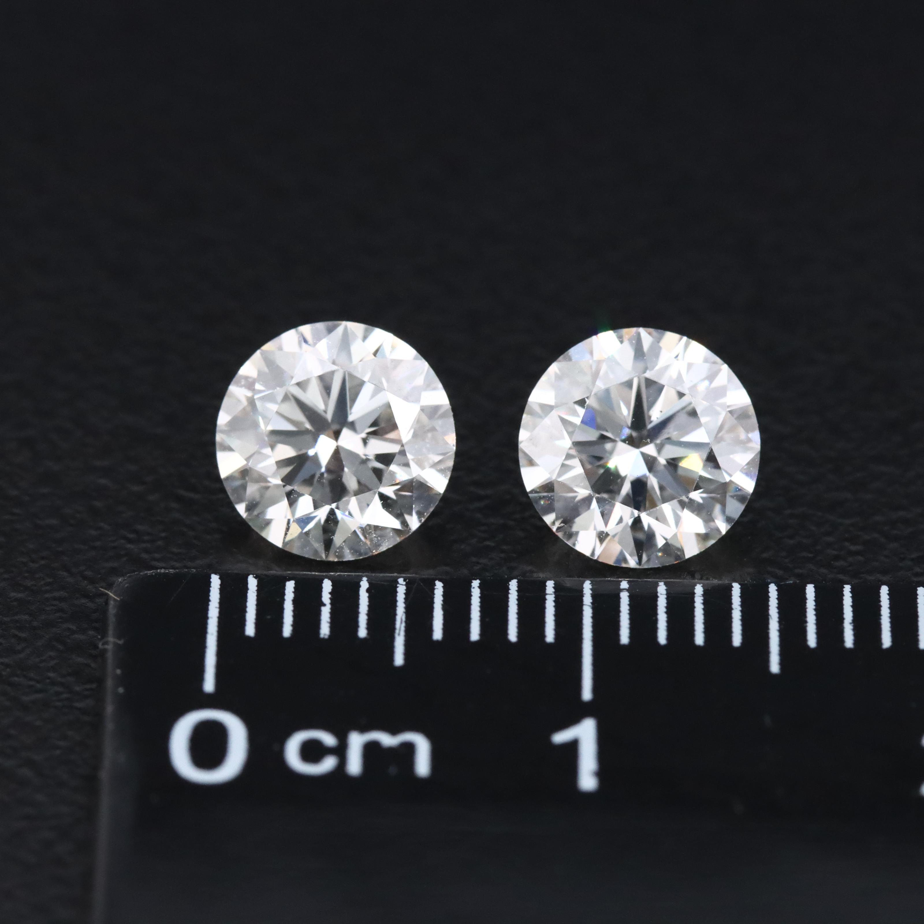 Loose 2.12 CTW Lab Grown Diamond Pair with IGI Reports
