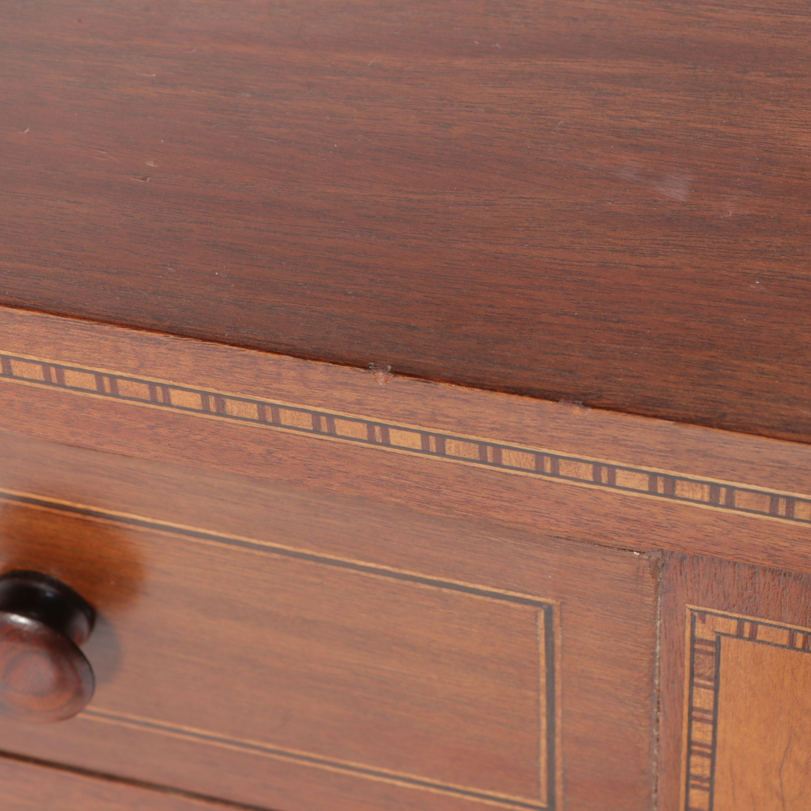 Italian Regency Style Inlaid Desk