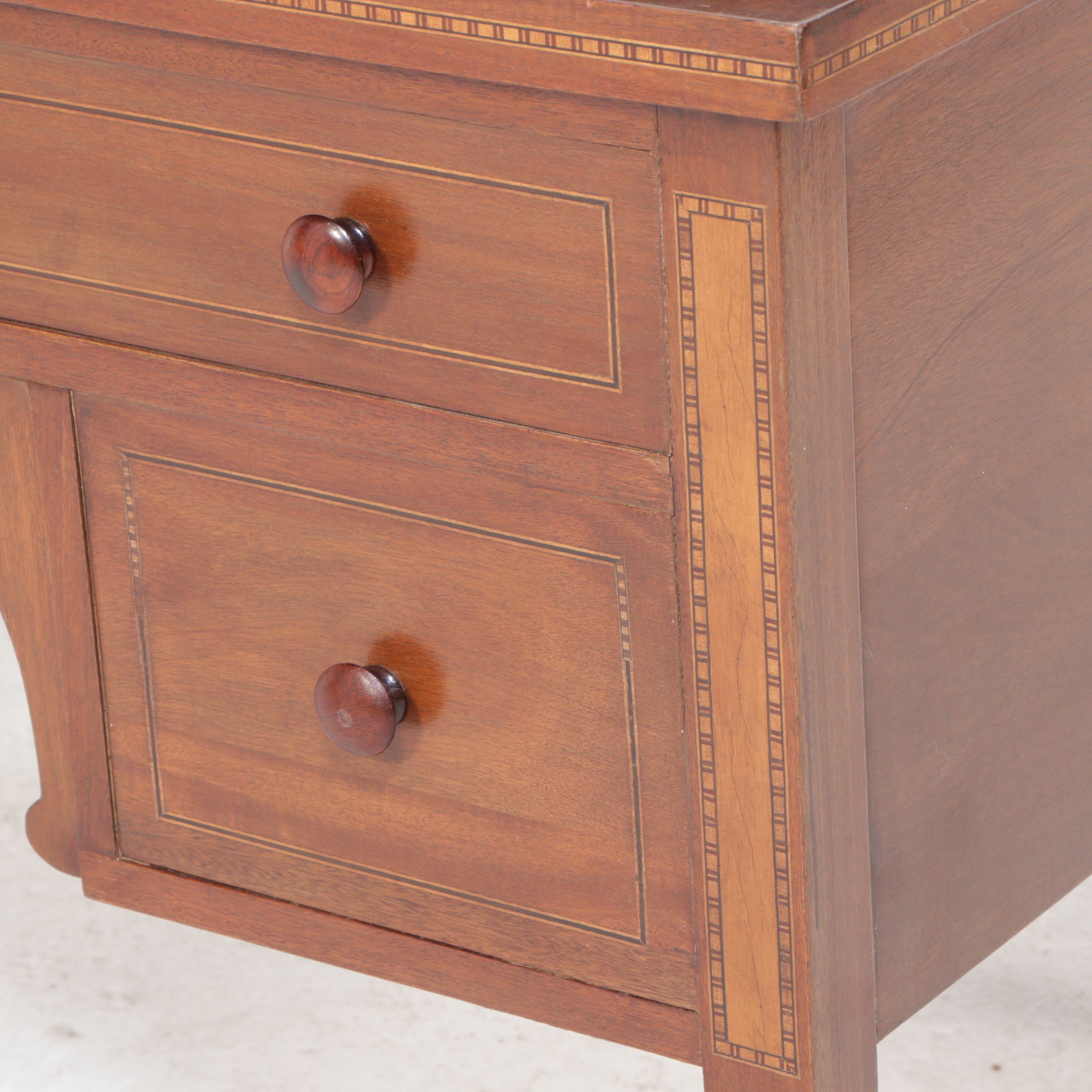Italian Regency Style Inlaid Desk