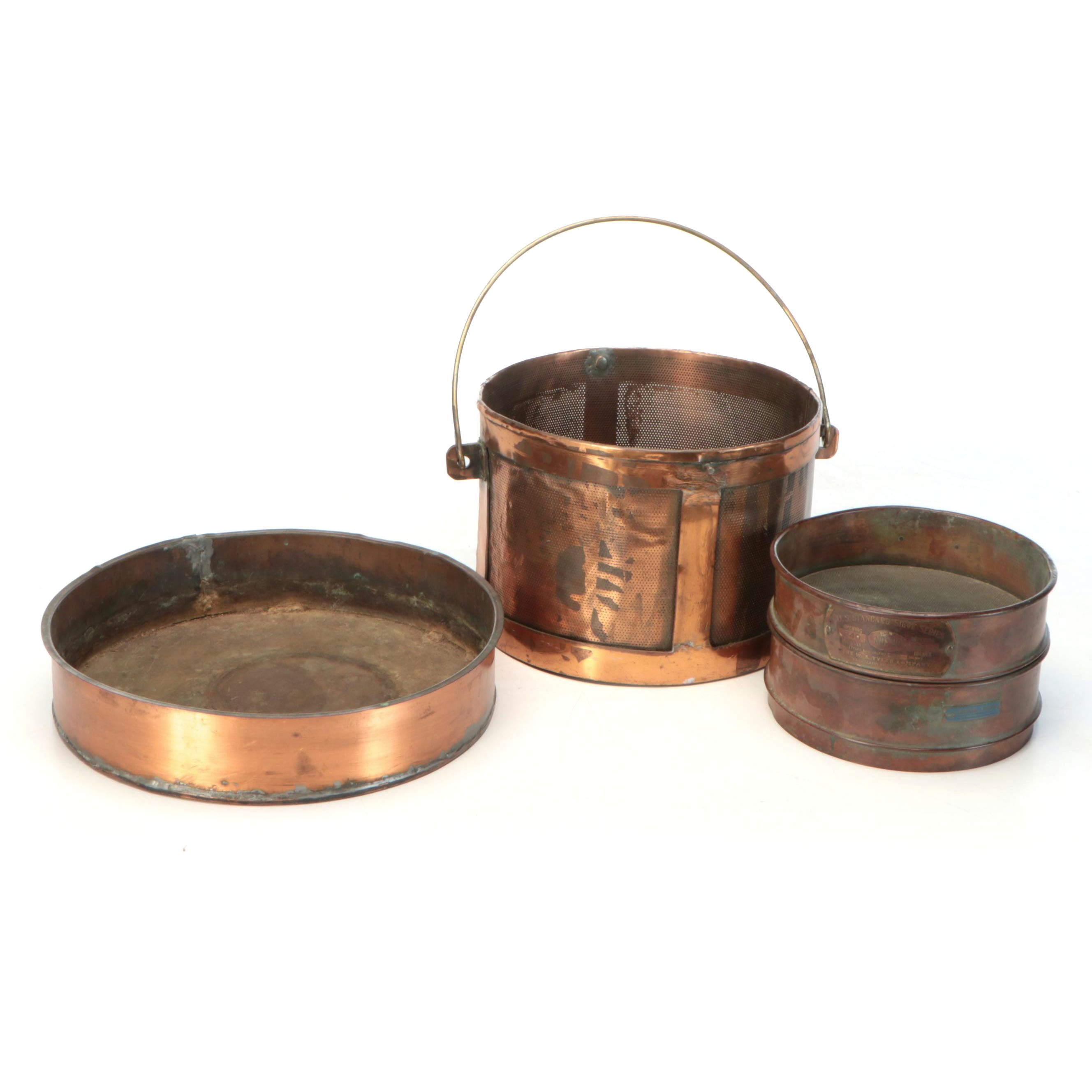 U.S. Standard and Other Copper Sieves, 20th Century