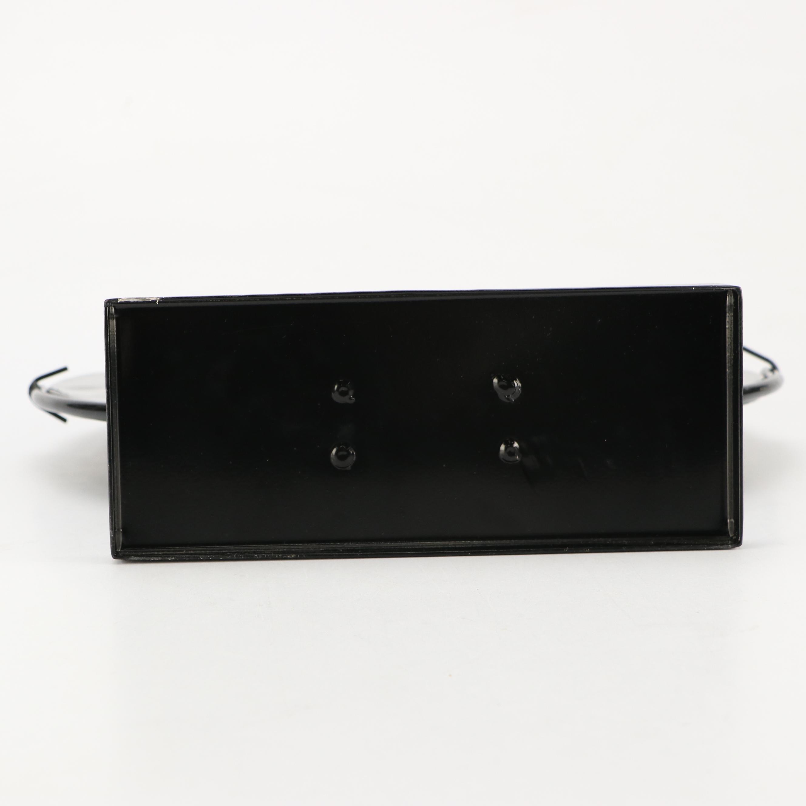 Contemporary Glass Disk Shaped Vase on Stand