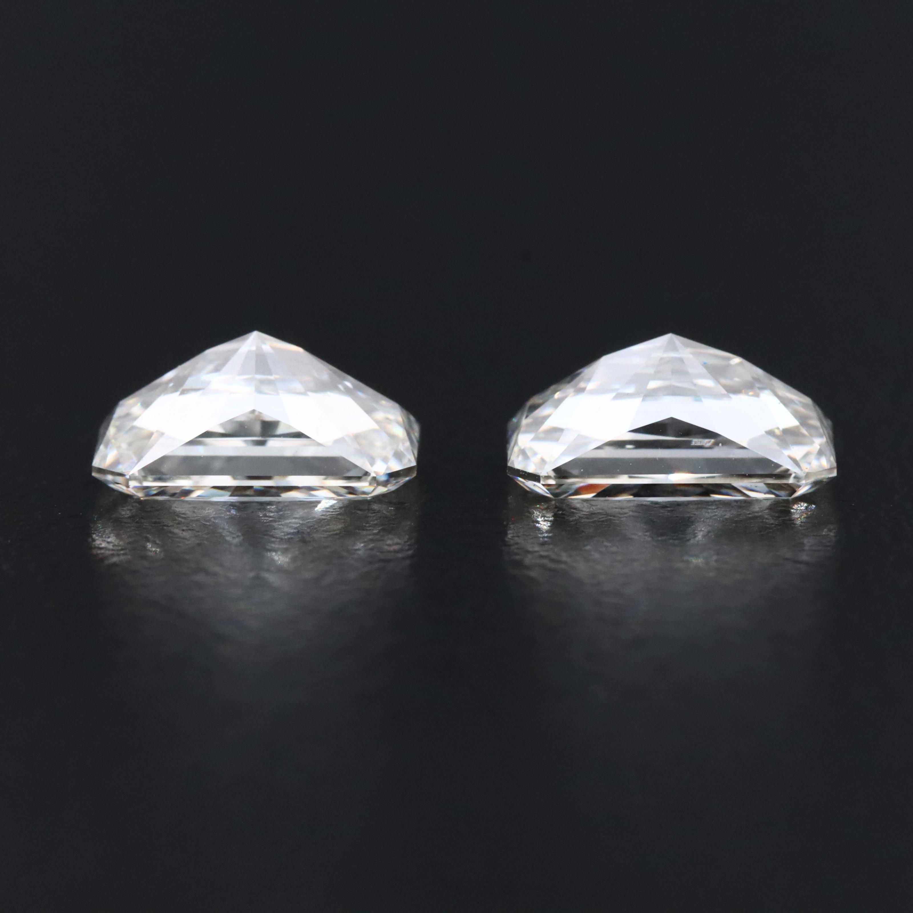 Loose 4.14 CTW Lab Grown Diamond Pair with IGI Reports