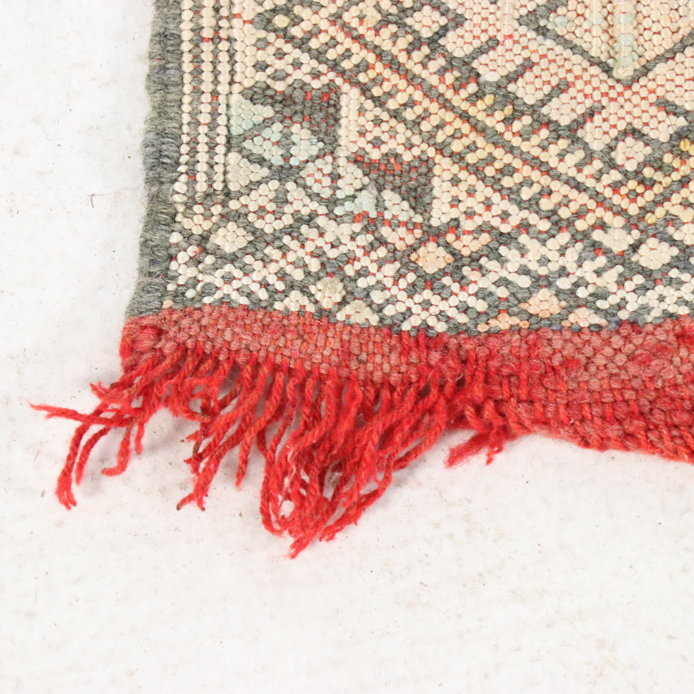 6'4 x 9'7 Handwoven Turkish Mut Cicim Area Rug