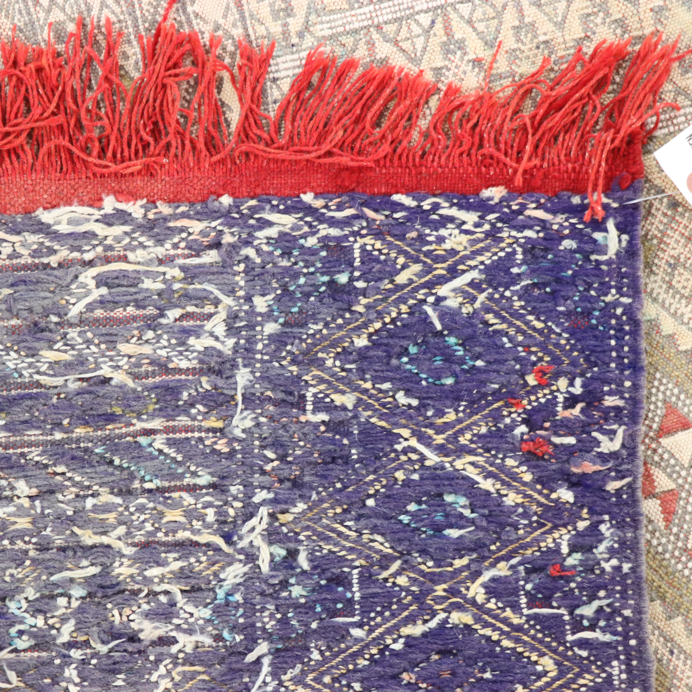 6'4 x 9'7 Handwoven Turkish Mut Cicim Area Rug