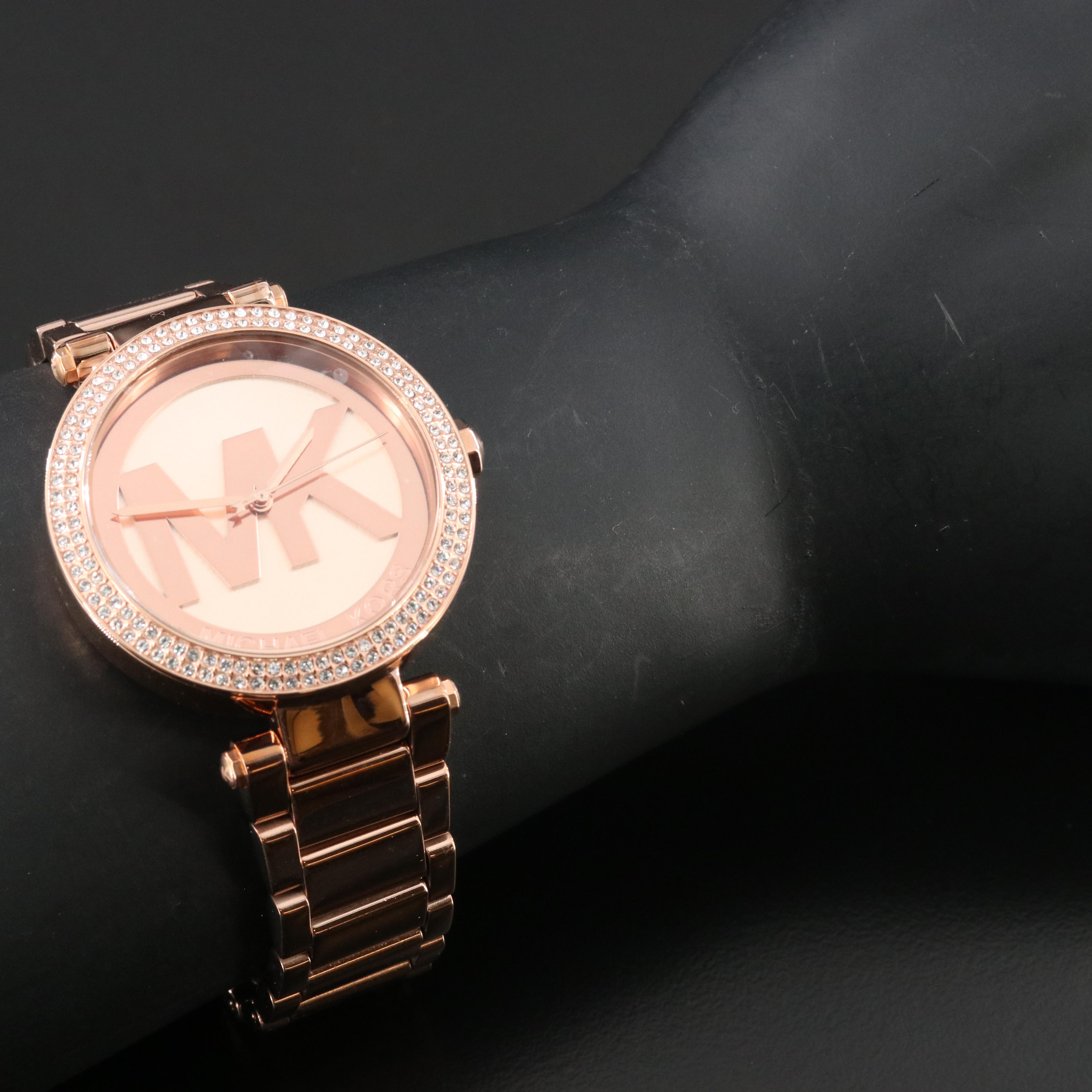 Michael Kors Parker Rose Gold-Tone 39mm Quartz Watch MK-5865