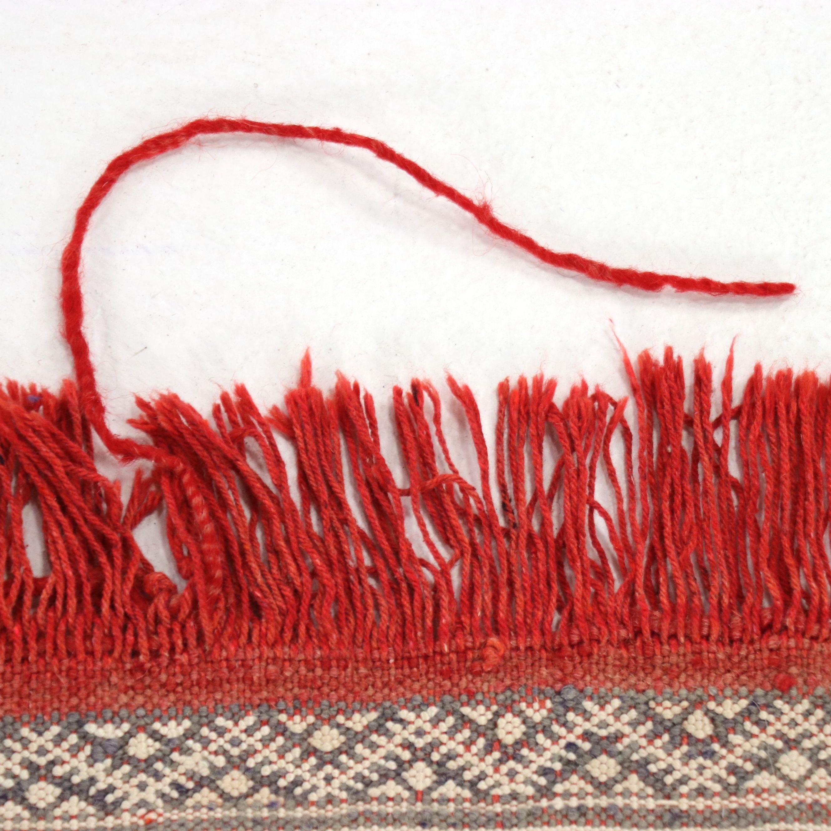 6'4 x 9'7 Handwoven Turkish Mut Cicim Area Rug