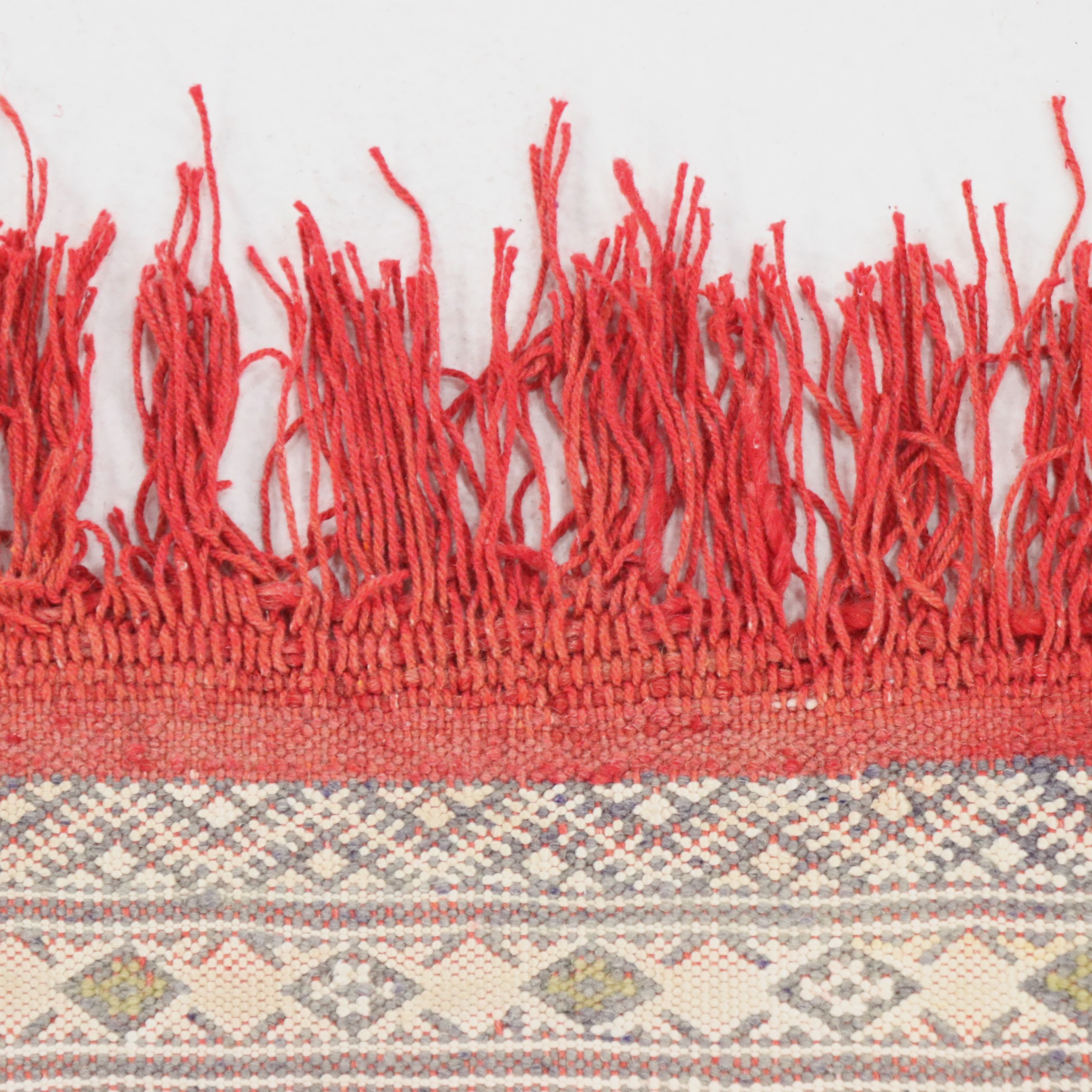 6'4 x 9'7 Handwoven Turkish Mut Cicim Area Rug