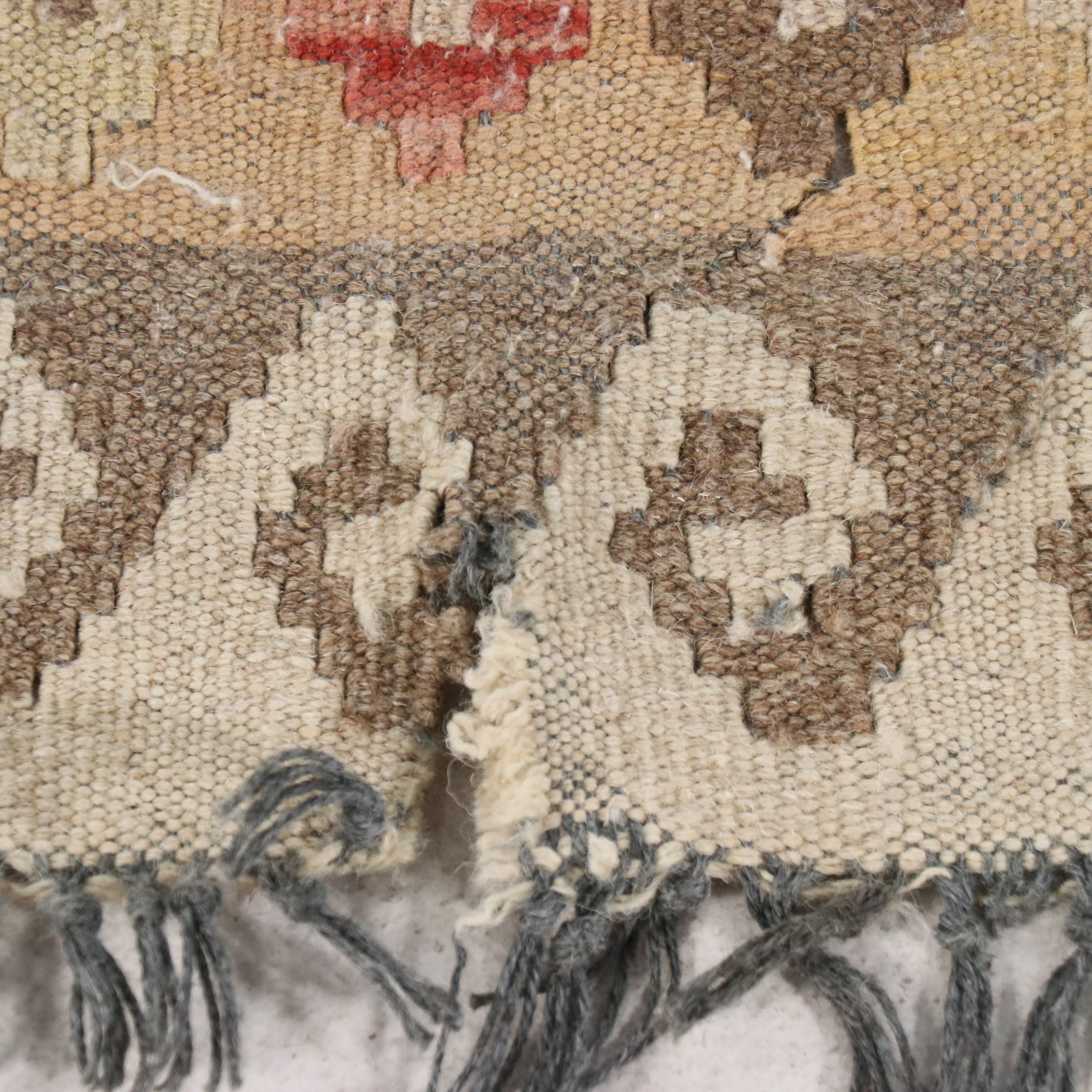 6'7 x 10'4 Handwoven Turkish Anatolian Kilim Area Rug