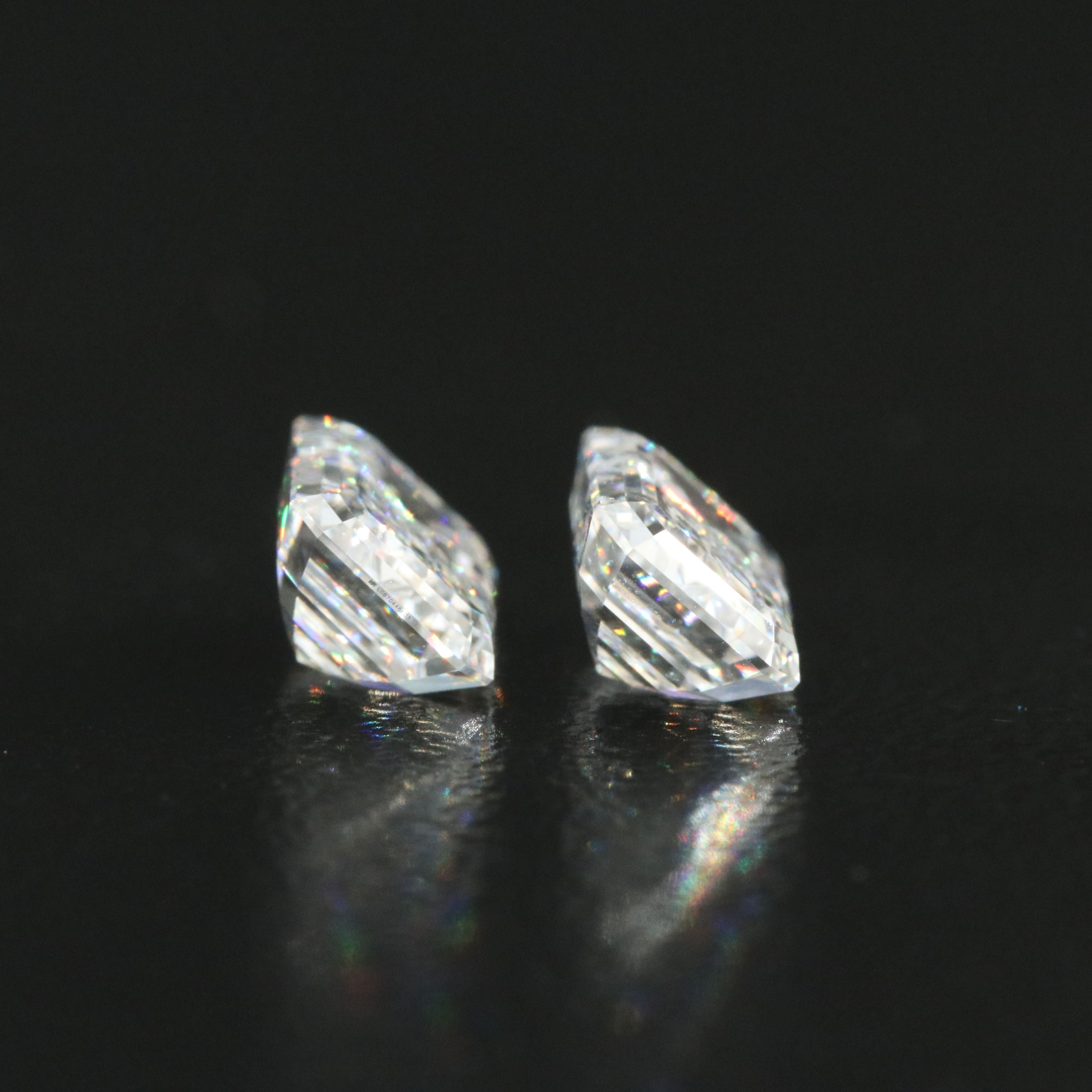 Loose 2.30 CTW Lab Grown Diamond Pair with IGI Reports