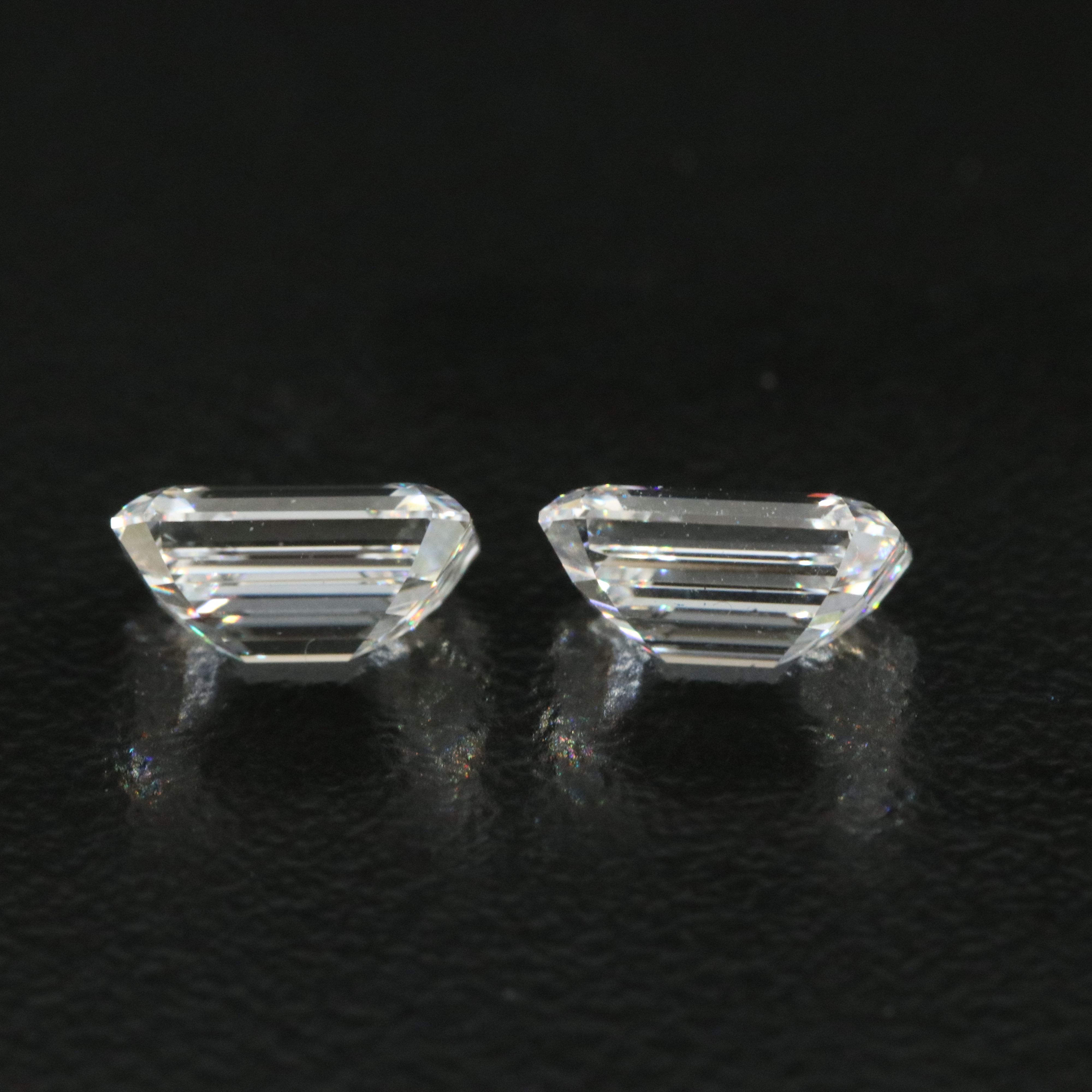 Loose 2.30 CTW Lab Grown Diamond Pair with IGI Reports