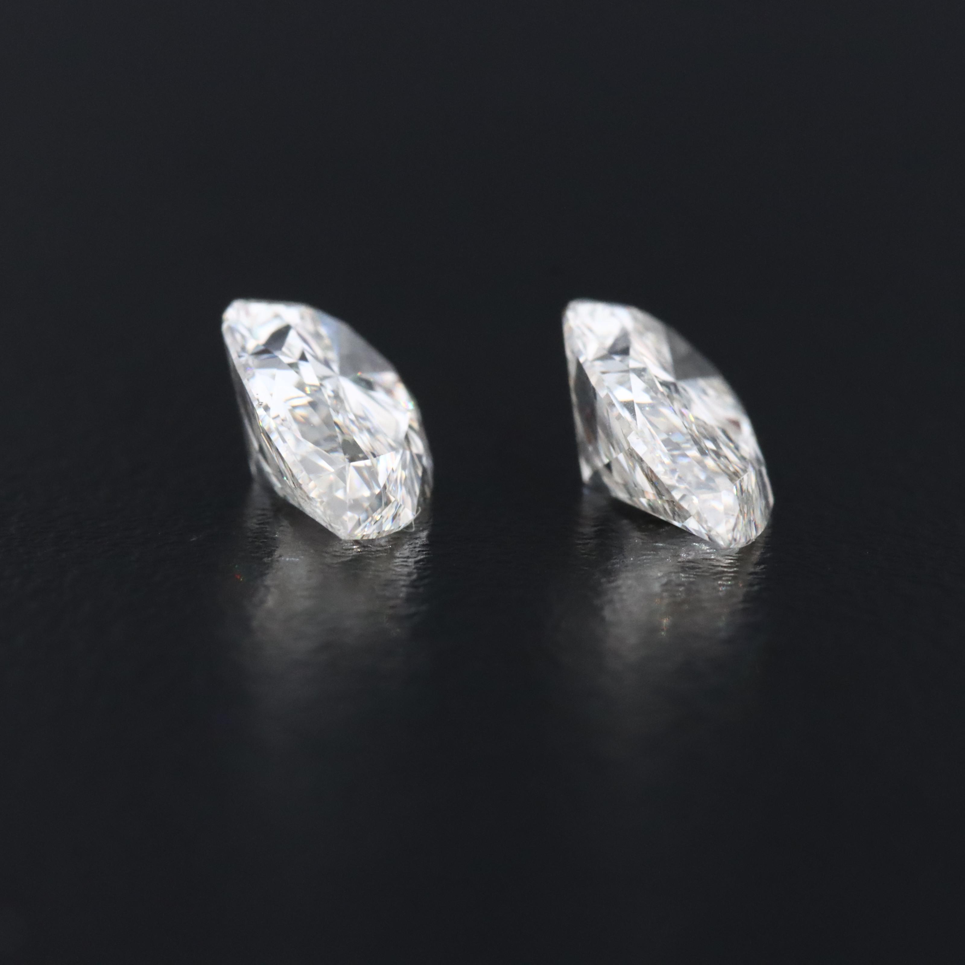 Loose 3.05 CTW Lab Grown Diamond Pair with IGI Reports