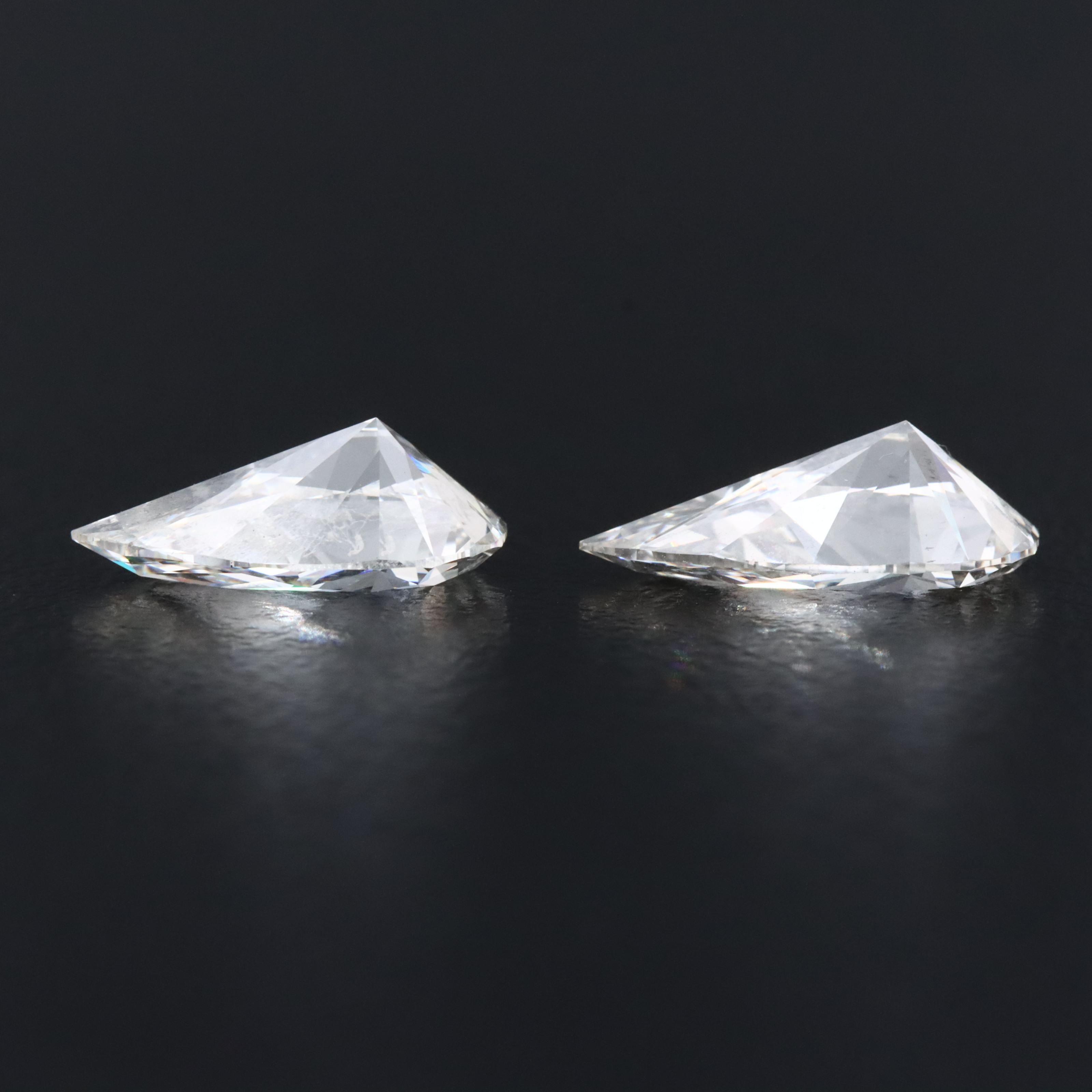 Loose 3.05 CTW Lab Grown Diamond Pair with IGI Reports