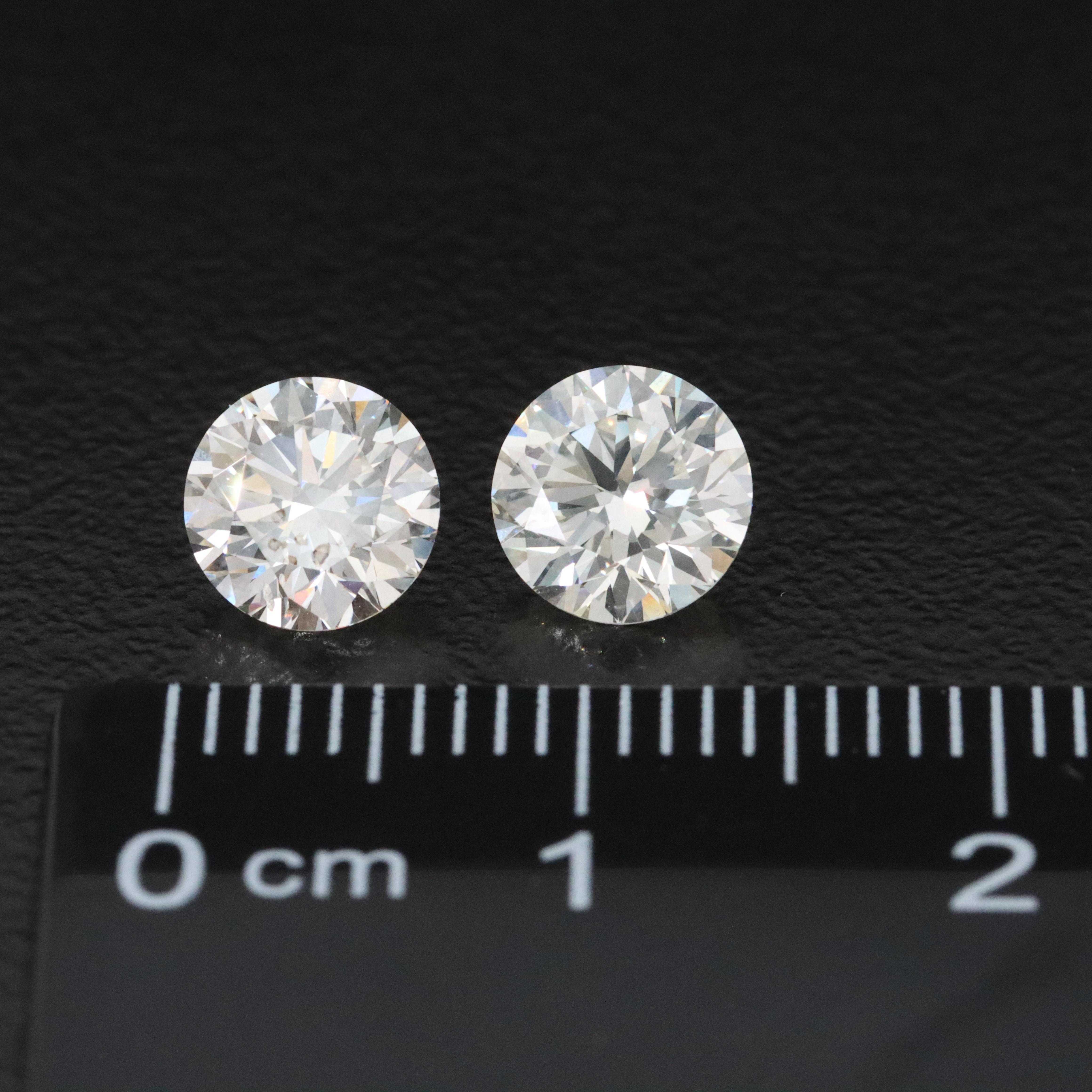 Loose 2.02 CTW Lab Grown Diamond Pair with IGI Reports
